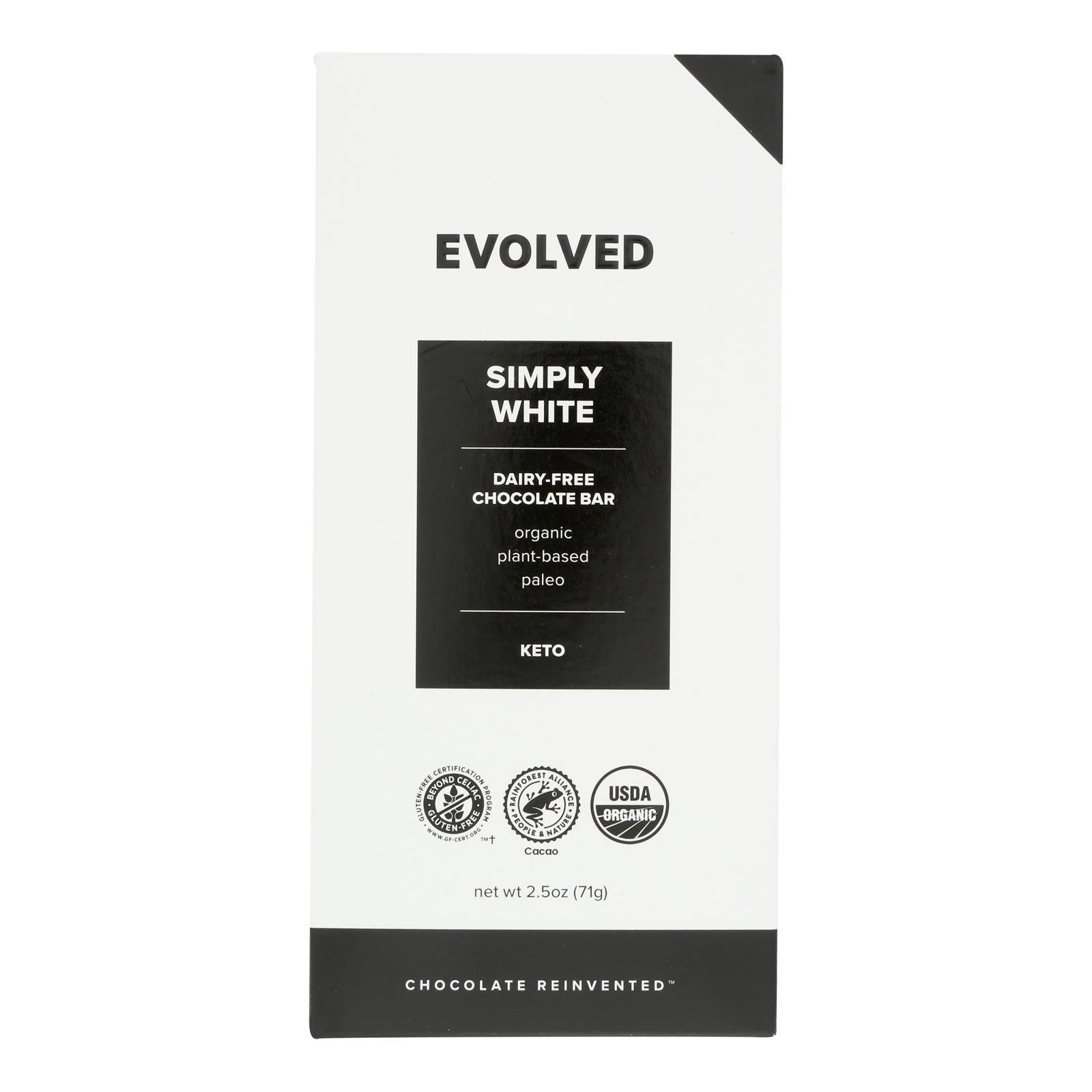 Evolved - Bar Cashew White Keto - Case of 8-2.5 OZ