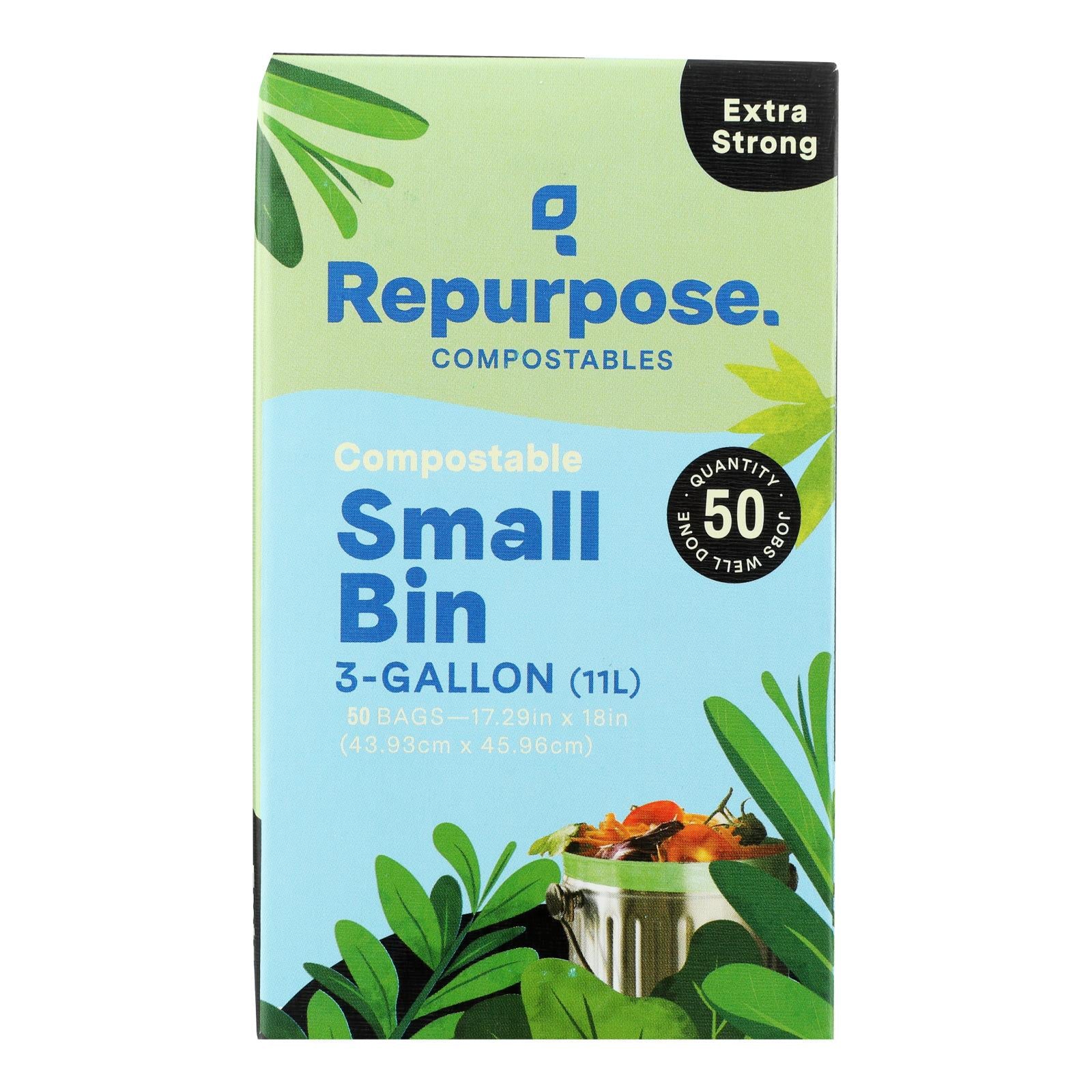 Repurpose - Bags Compst Smll Bin 3gal - Case of 6-50 CT