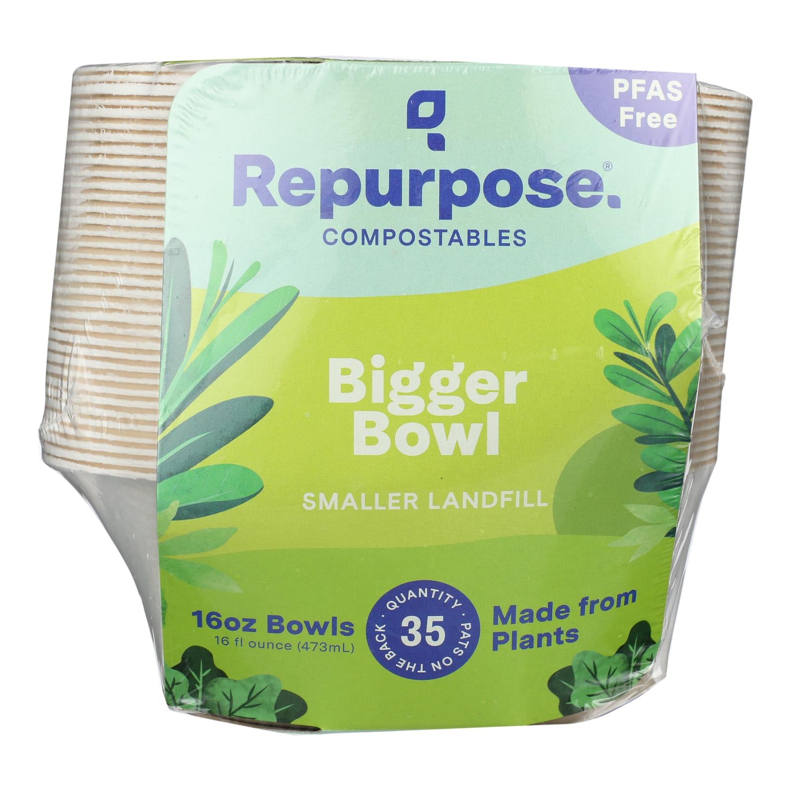 Repurpose - Bowl Compostable 16oz - Case of 6-35 CT