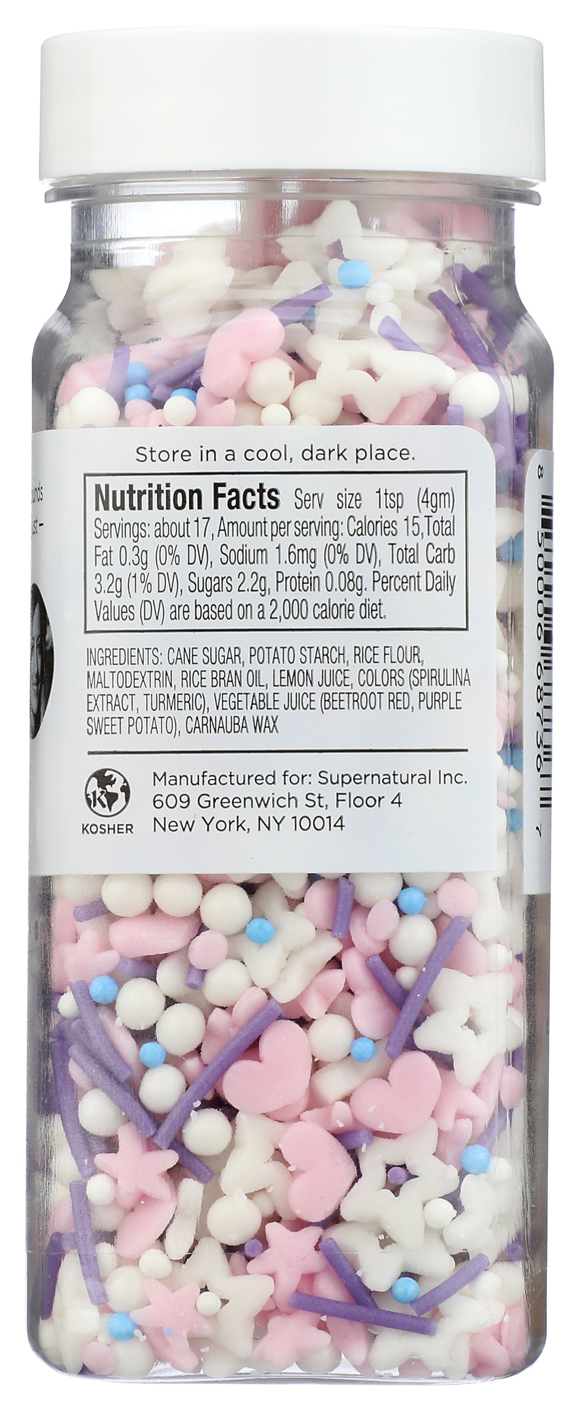 SUPERNATURAL SPRINKLES UNICORN TRACKS - Case of 6