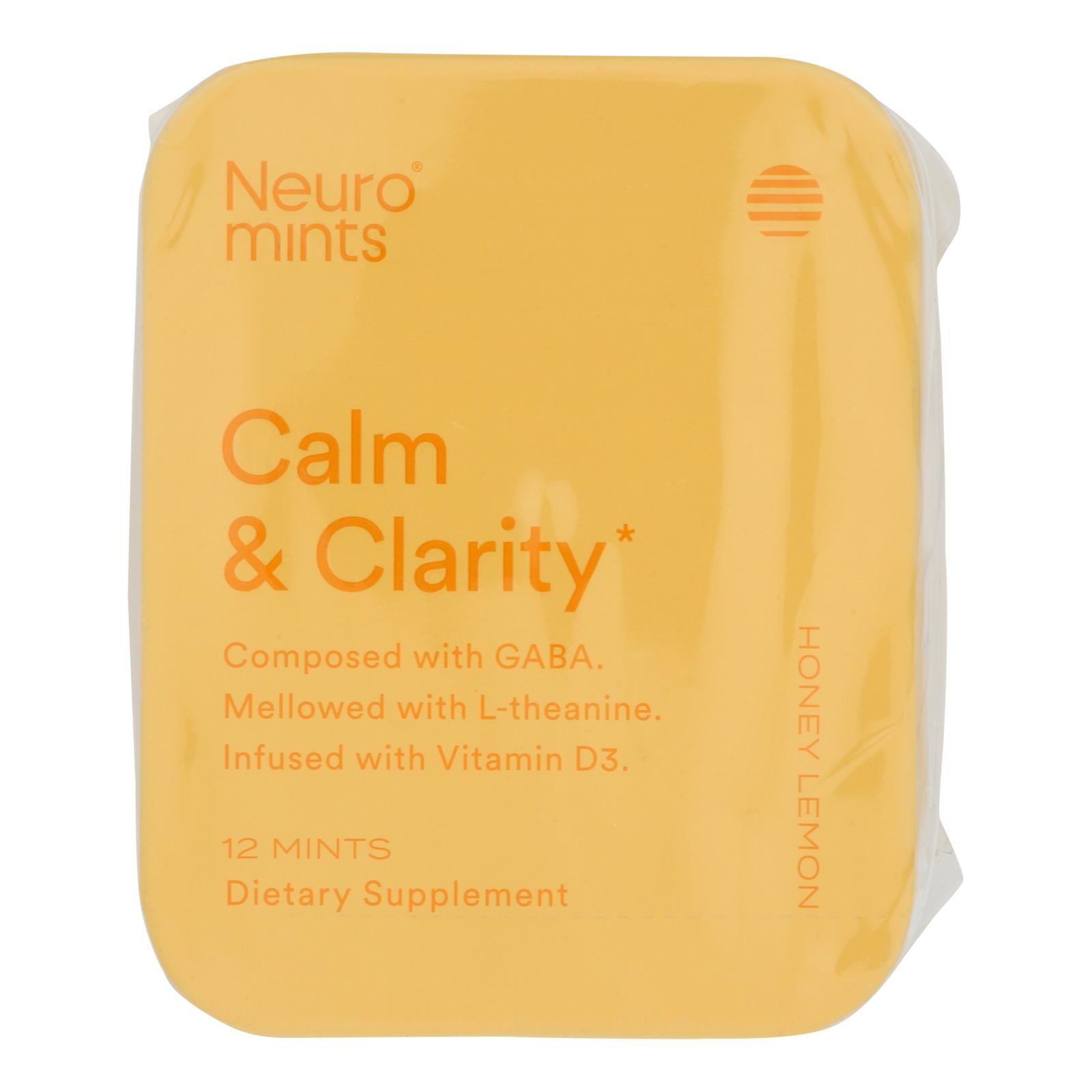 Neuro - Mint Calm&clrty Honey&lem - Case of 12-12 CT