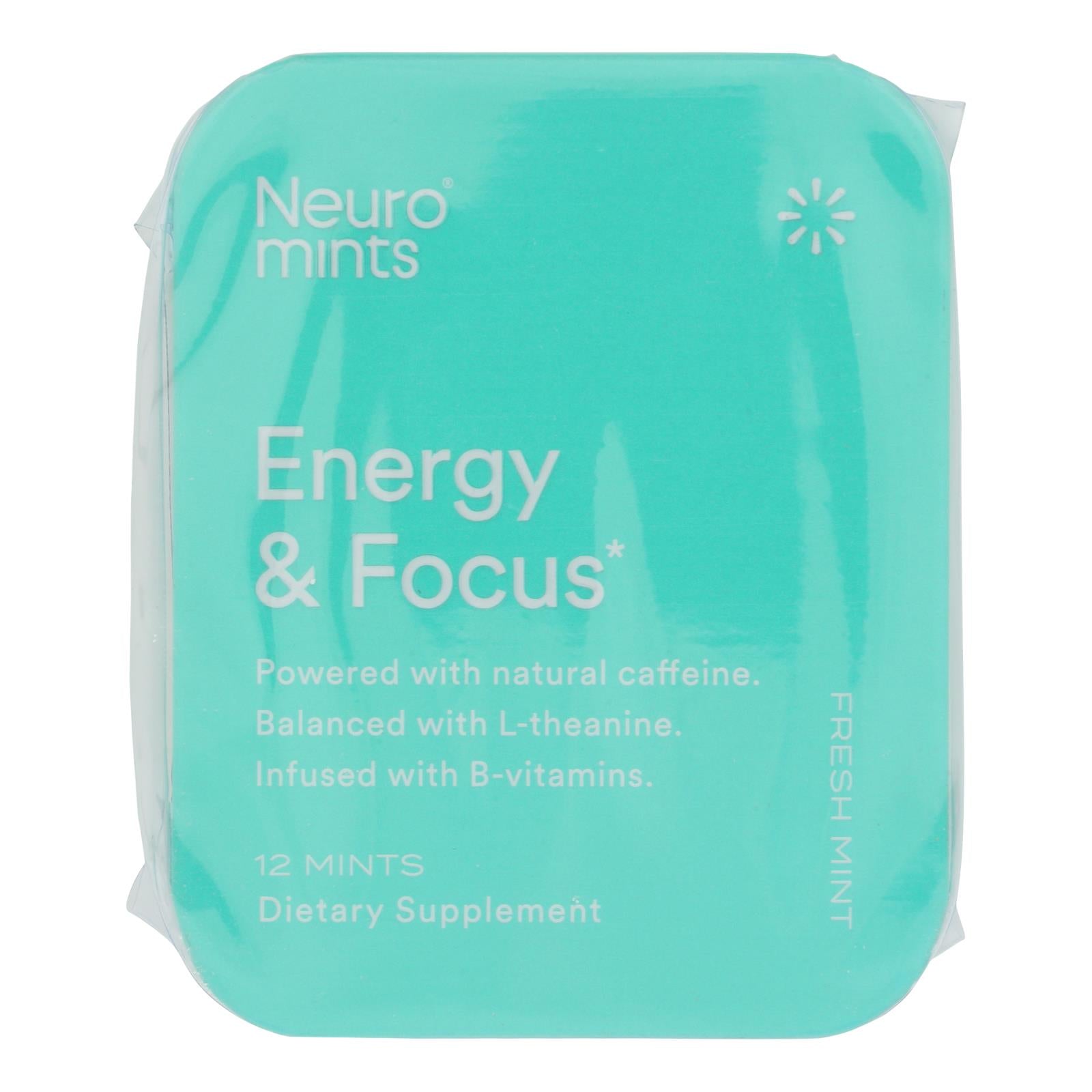 Neuro - Mint Enrgy&fcs Fresh Mint - Case of 12-12 CT