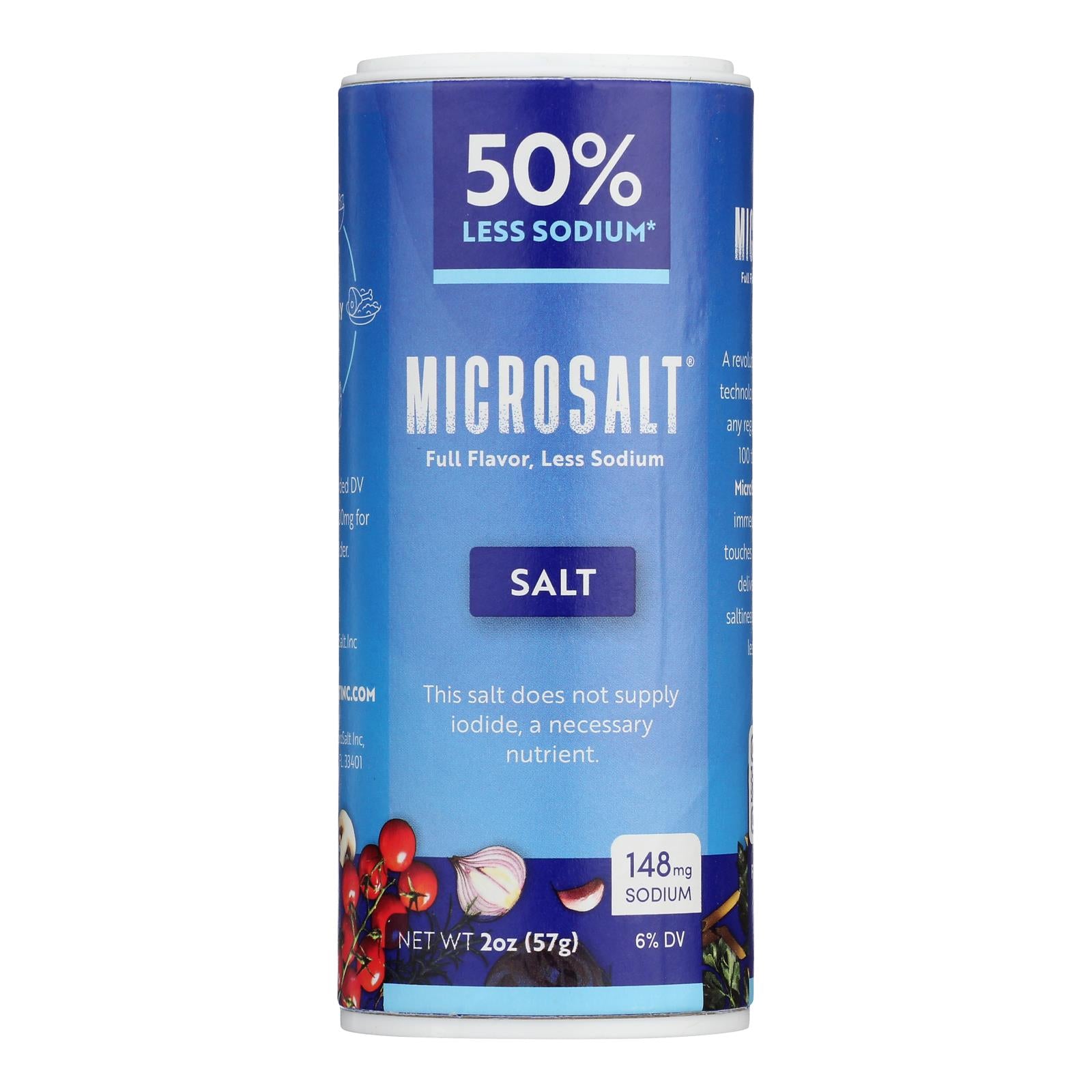 Microsalt - Salt Shaker - Case of 6 - 2 Ounces