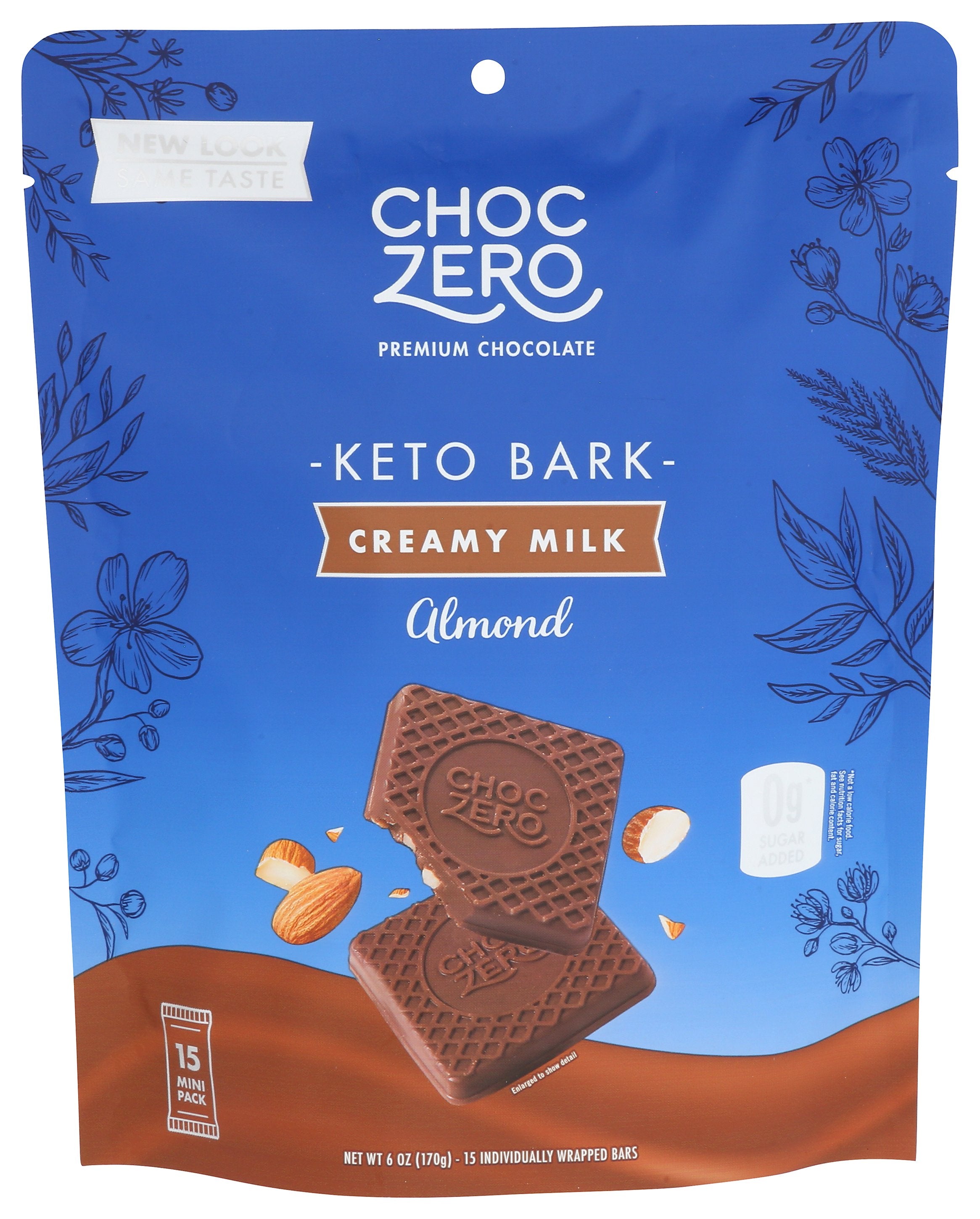 CHOCZERO BARK MLK CHOC ALMND - Case of 12