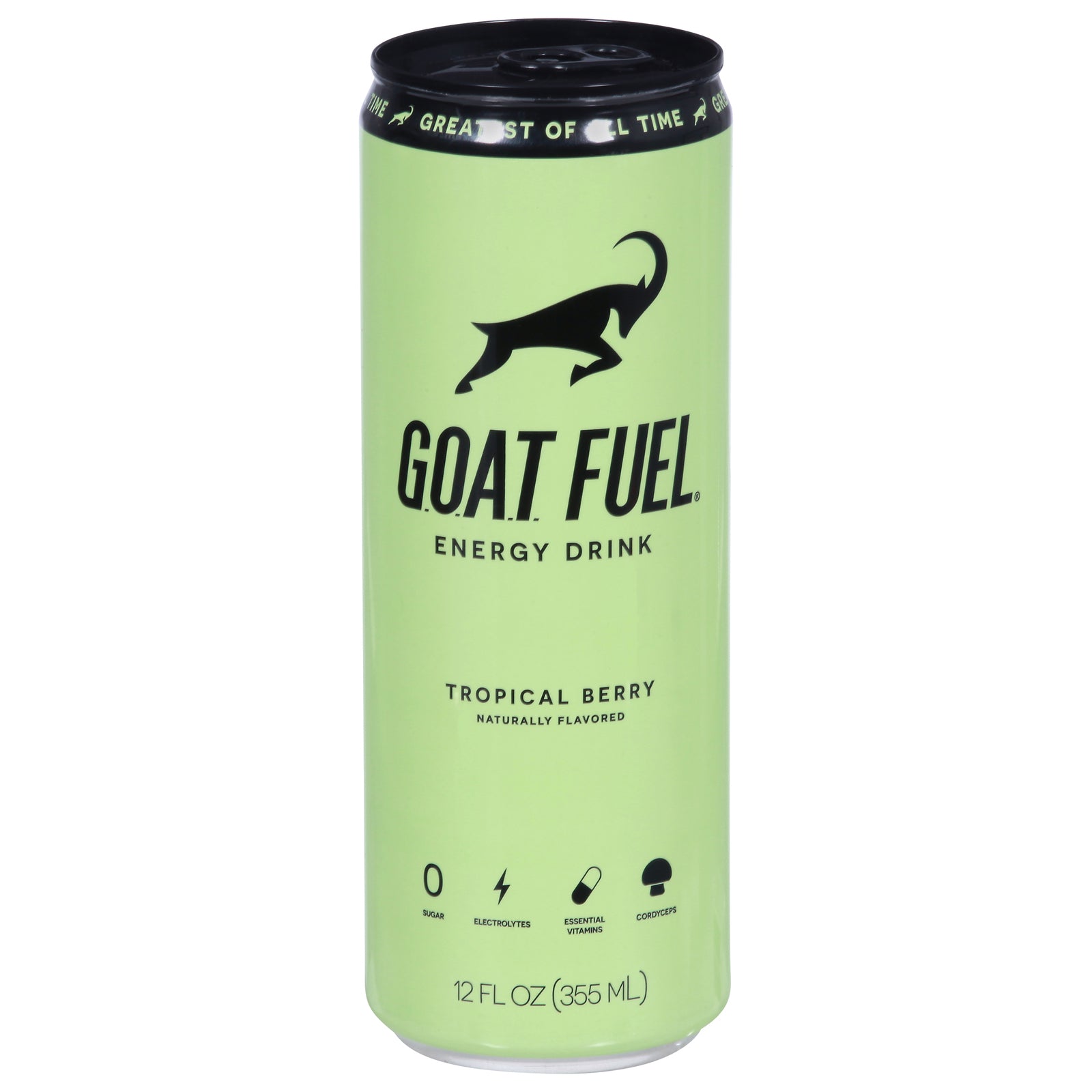 G.O.A.T. Fuel - Energy Drink Tropical Berry - Case of 12-12 Fluid Ounces