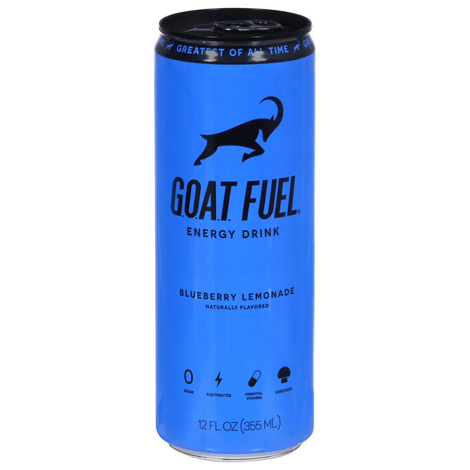 G.O.A.T. Fuel - Energy Drink Blueberry Lemonade - Case of 12-12 Fluid Ounces