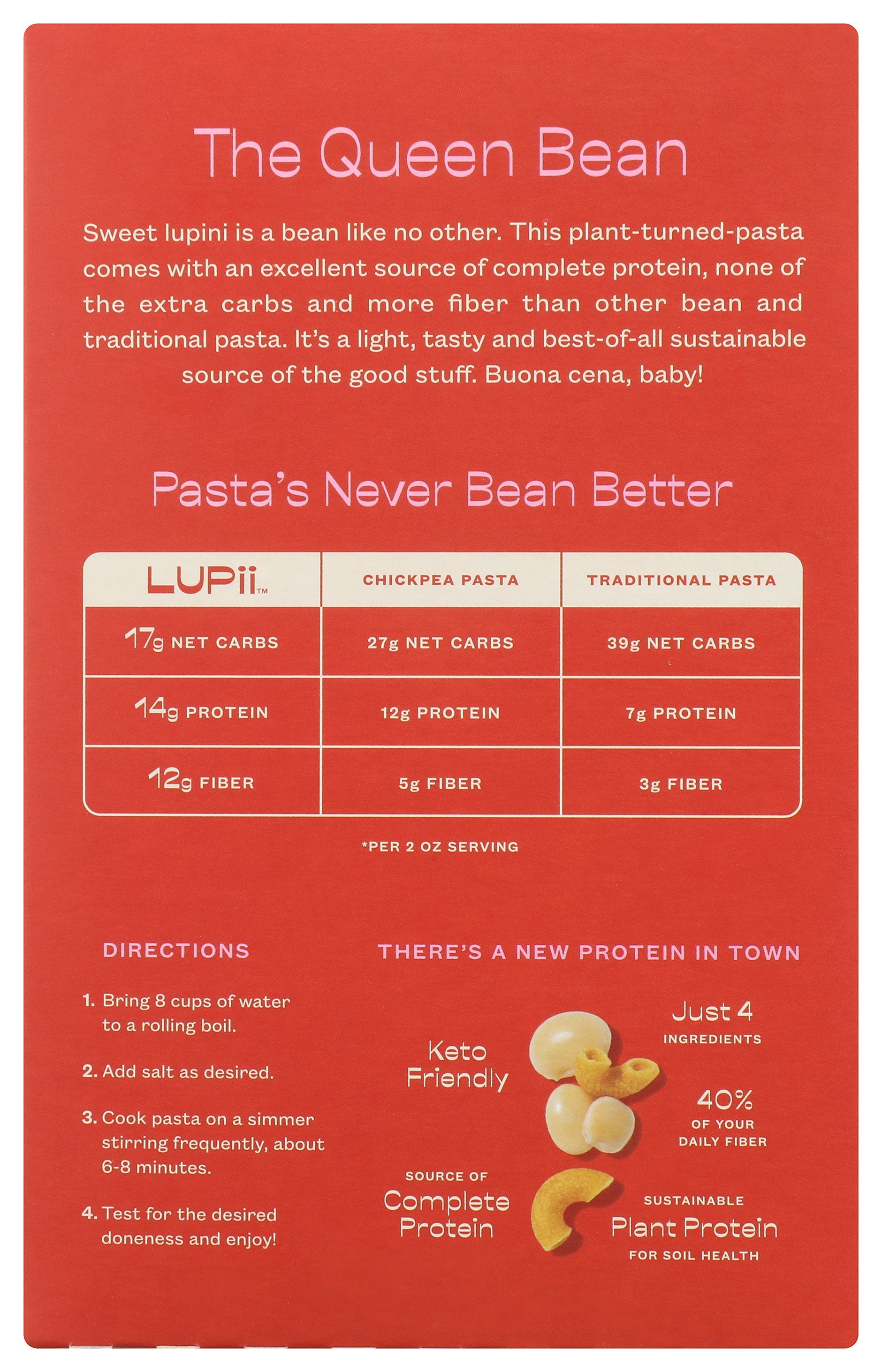 LUPII PASTA ELBOWS - Case of 6