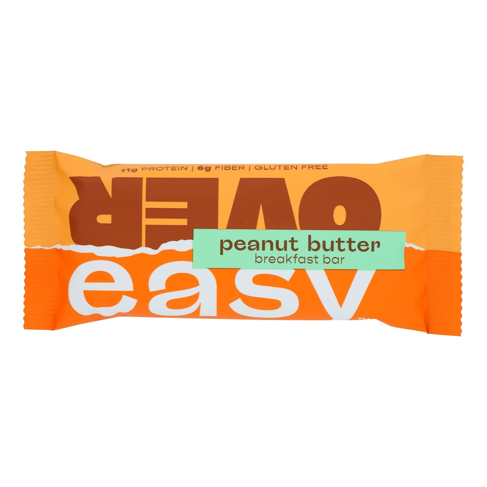 Over Easy - Breakfast Bar Peanut Butter - Case Of 12-1.8 Oz