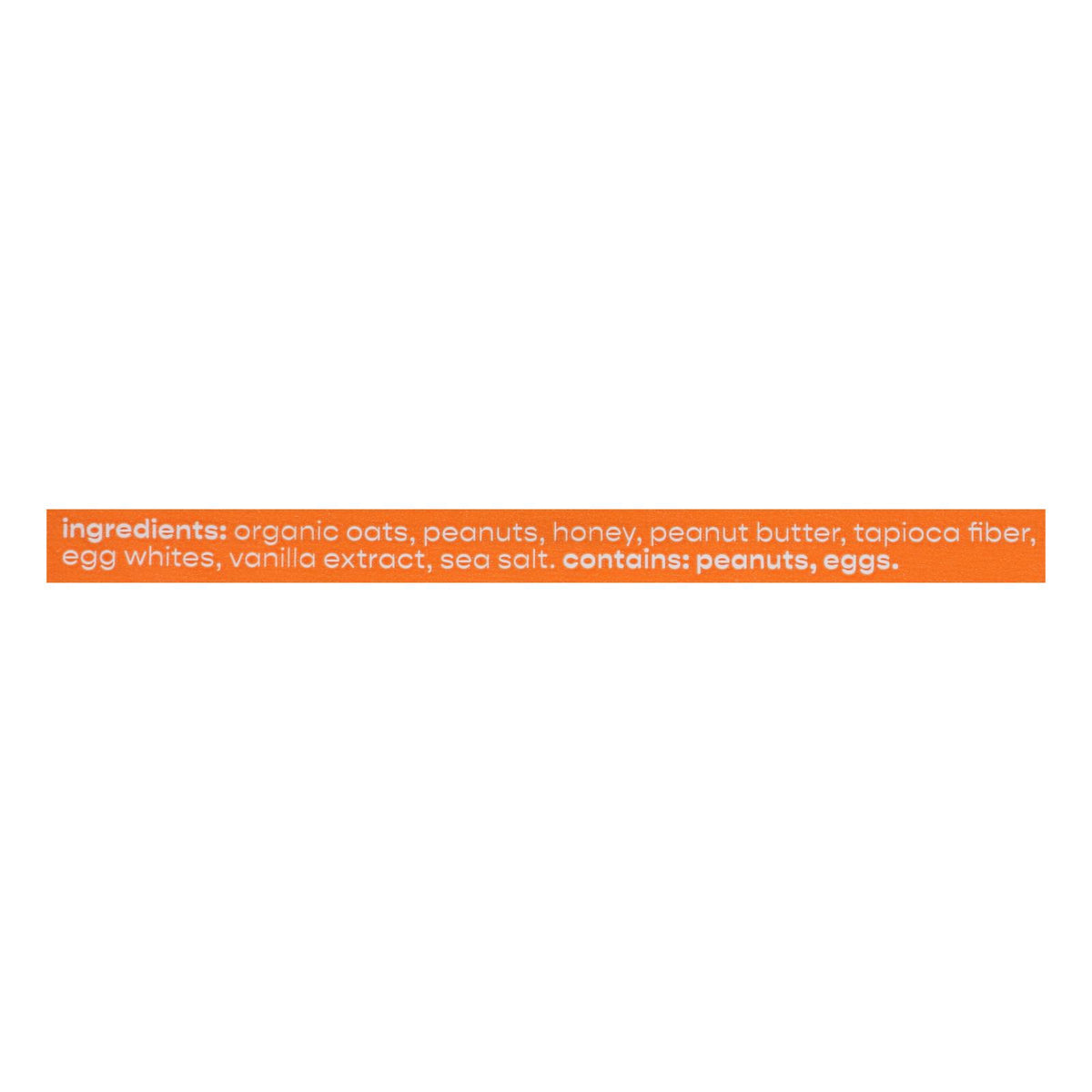 Over Easy - Breakfast Bar Peanut Butter - Case Of 12-1.8 Oz