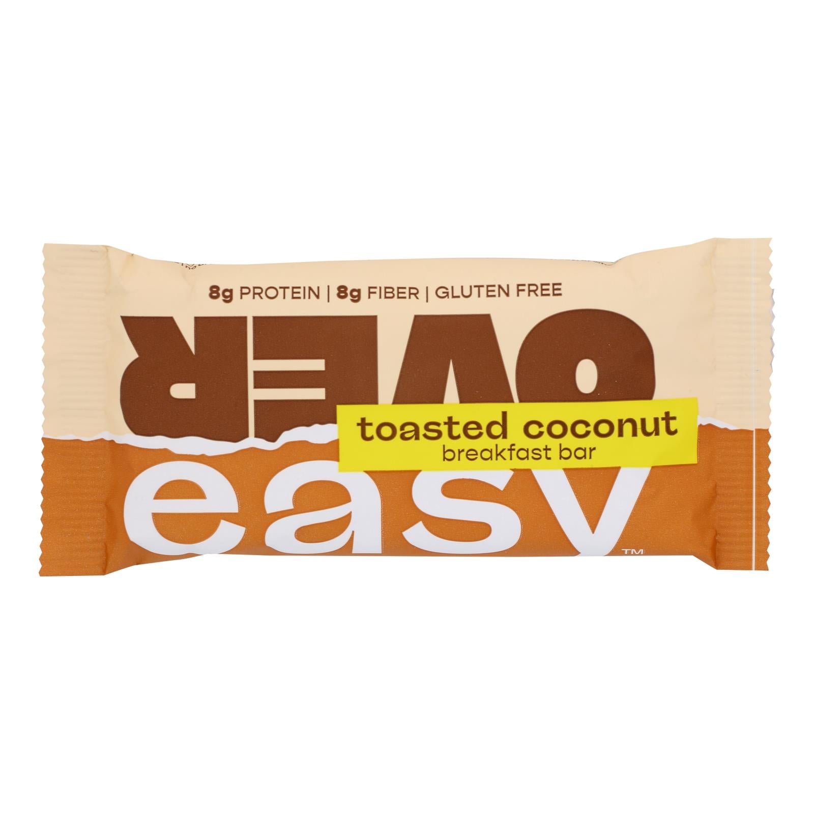 Over Easy - Breakfast Bar Toasted Coconut - Case of 12-1.8 OZ