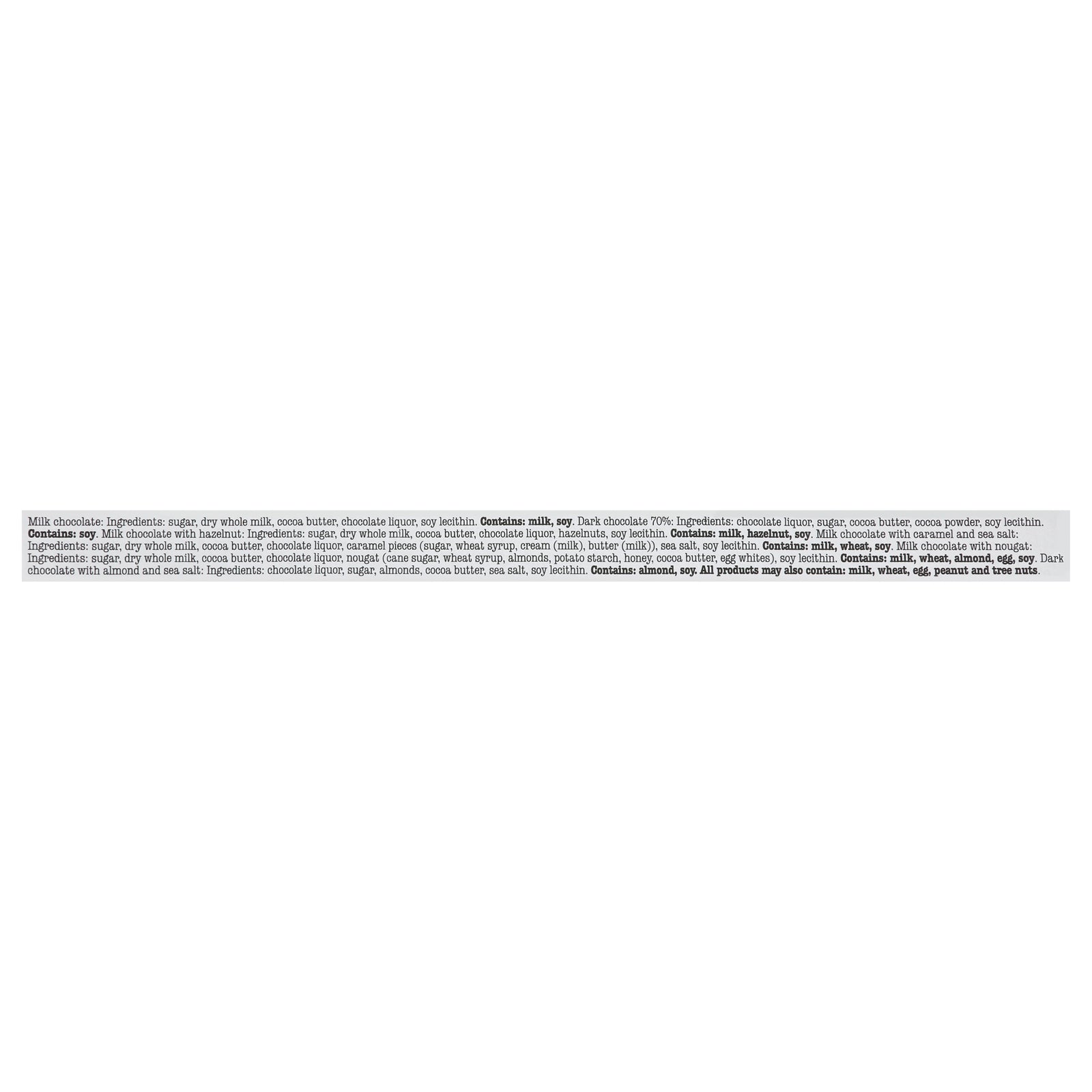 Tony's Chocolonely - Bar Choc.mixed Rainbow - Case of 8-6 CT