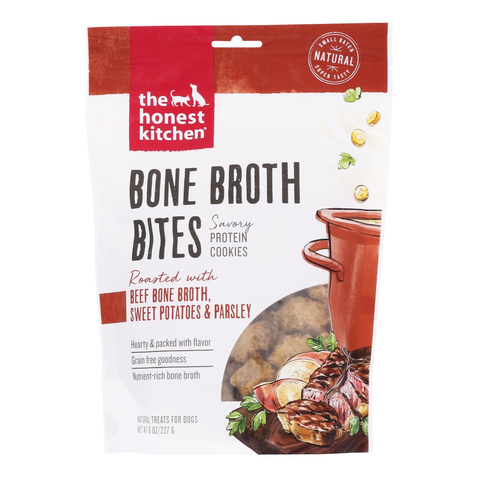 The Honest Kitchen - Dog Trt Bites Beef Cart - Case of 6-8 OZ