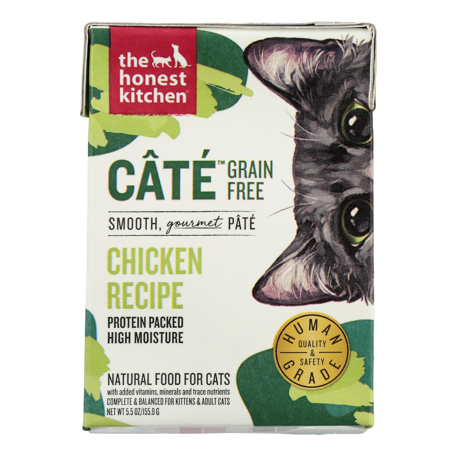 The Honest Kitchen - Cat Fd Green Free Chicken Pate - Case of 12-5.5 OZ