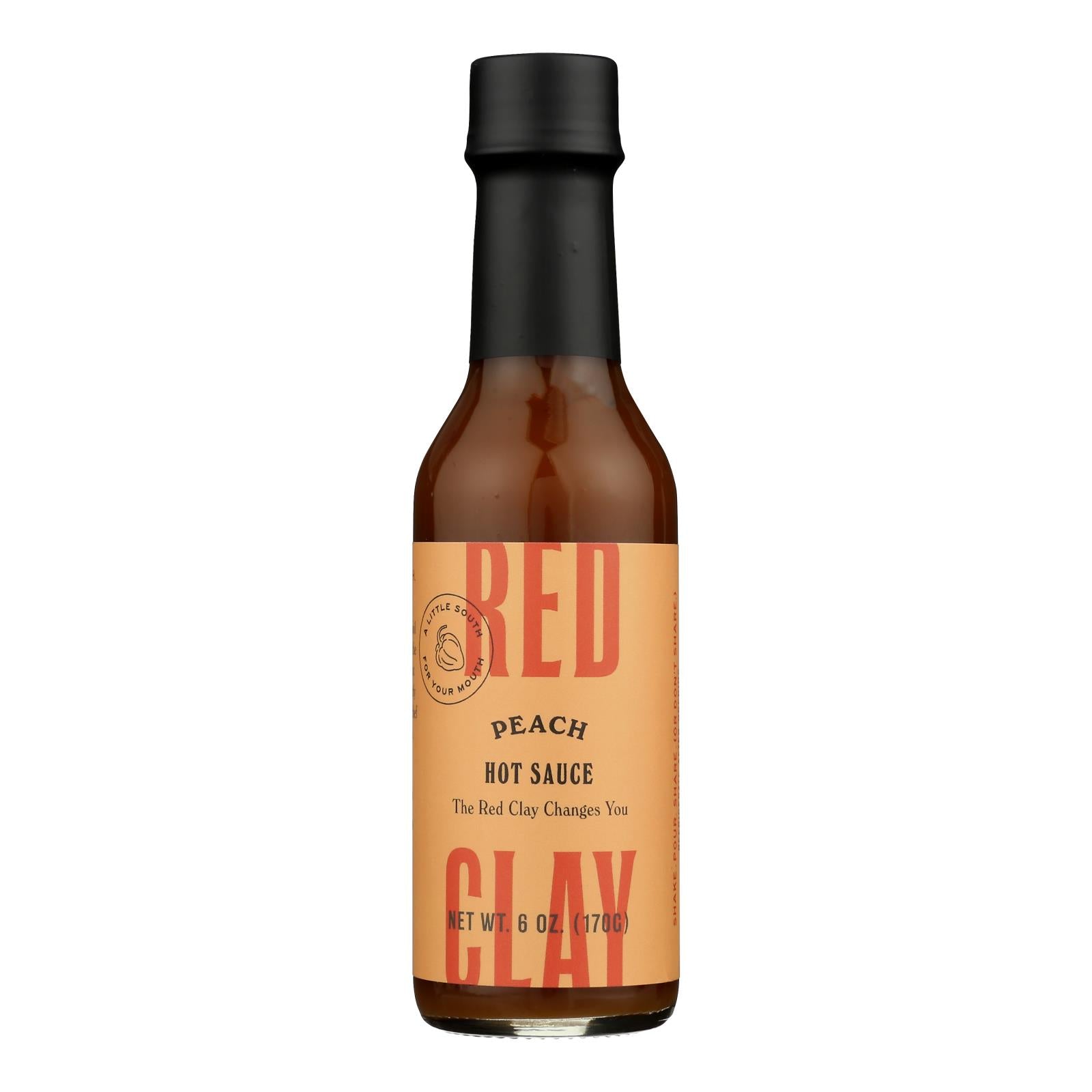 Red Clay - Sauce Peach Spicy - Case of 6-6 OZ