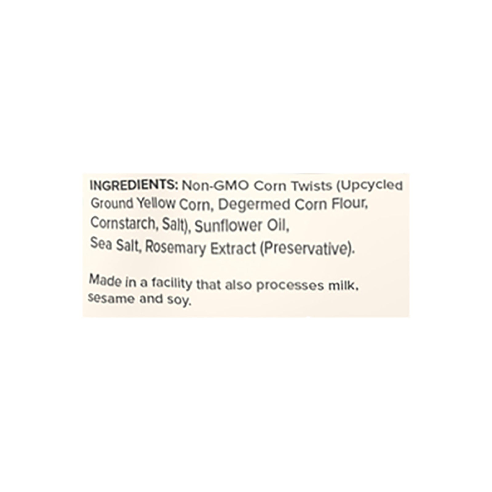 Pipcorn - Twists Sea Salt - CS of 12-4.5 OZ