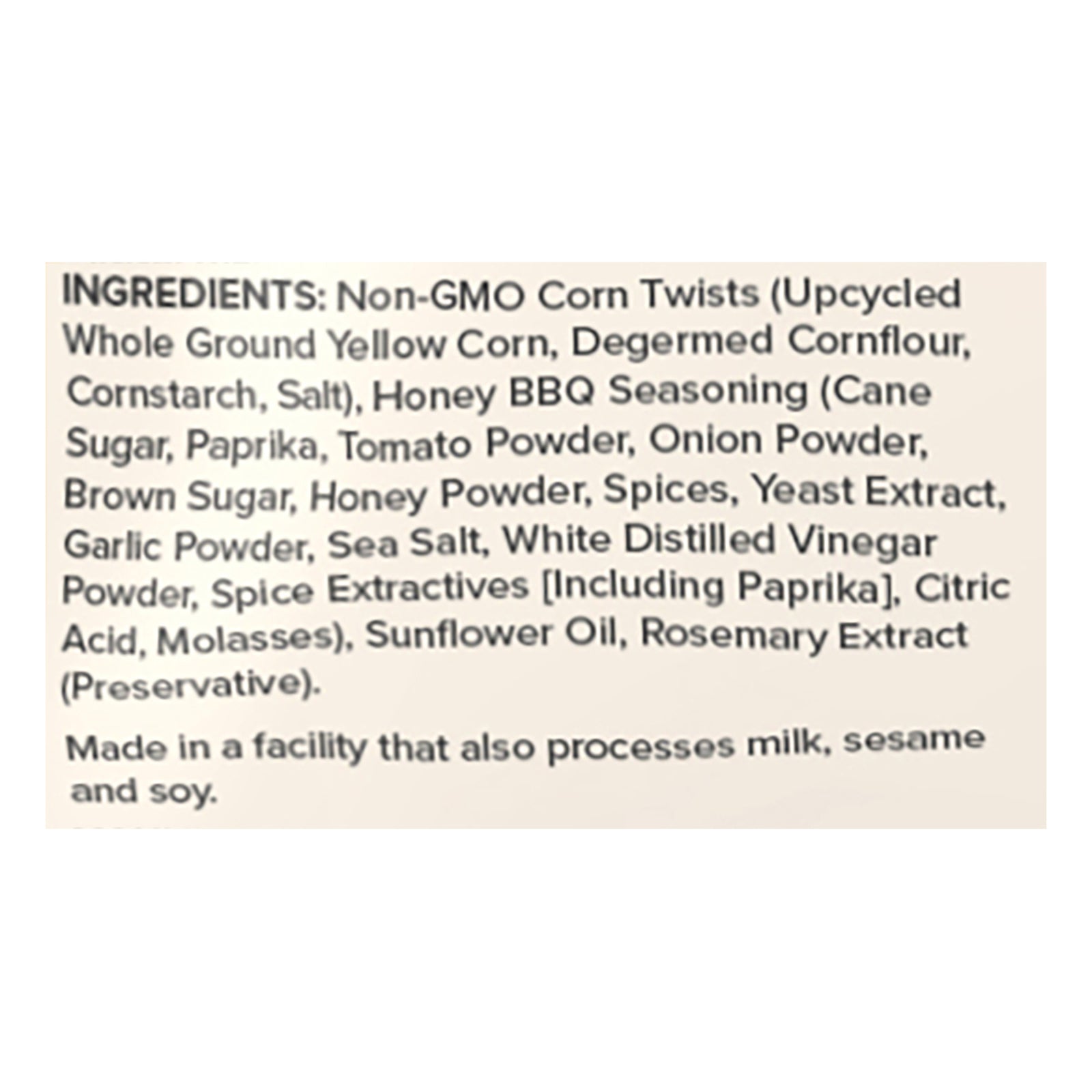 Pipcorn - Twists Honey Bbq - CS of 12-4.5 OZ