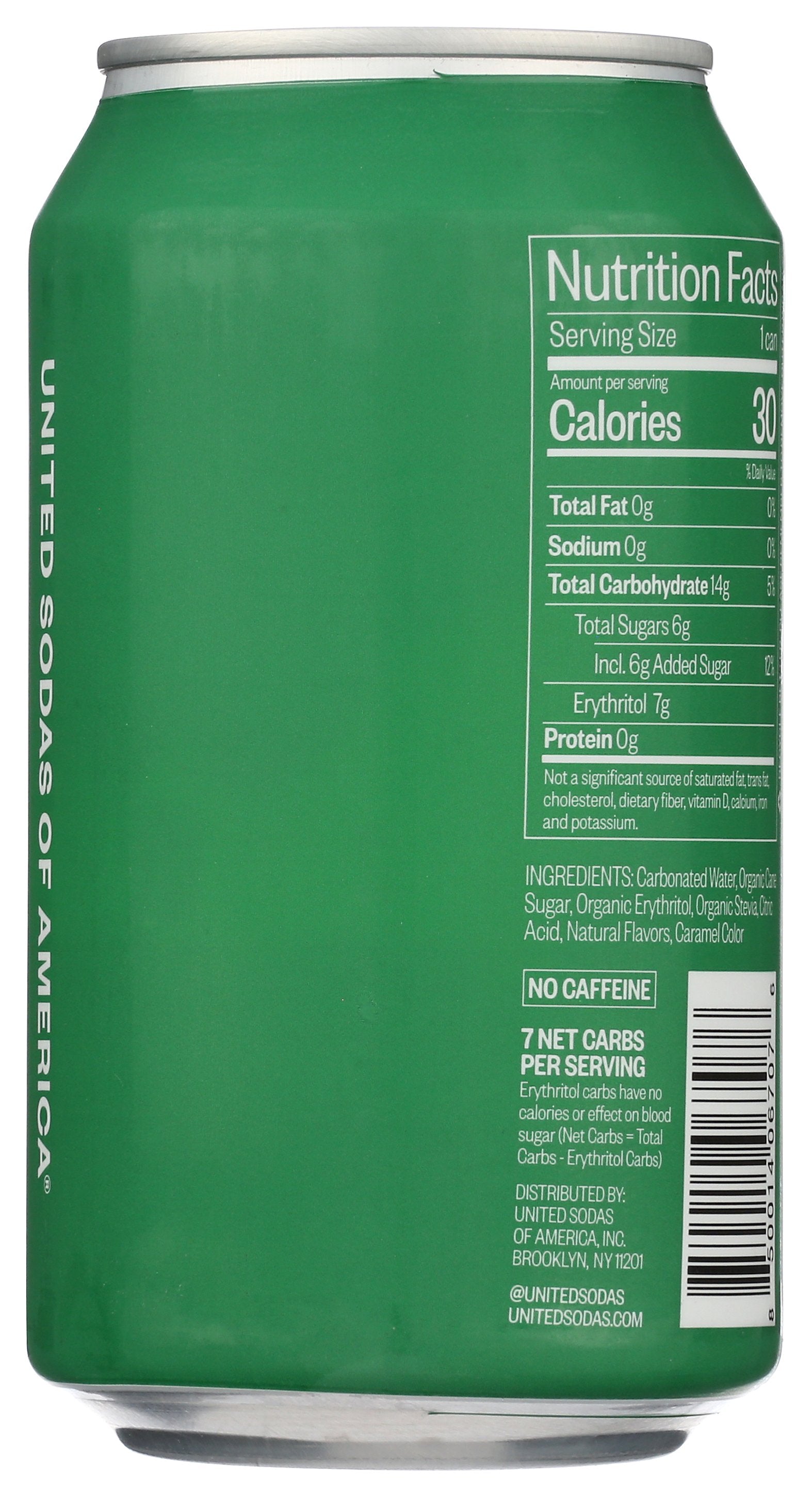 UNITED SODAS OF AMERICA SODA GINGERY ALE - Case of 12
