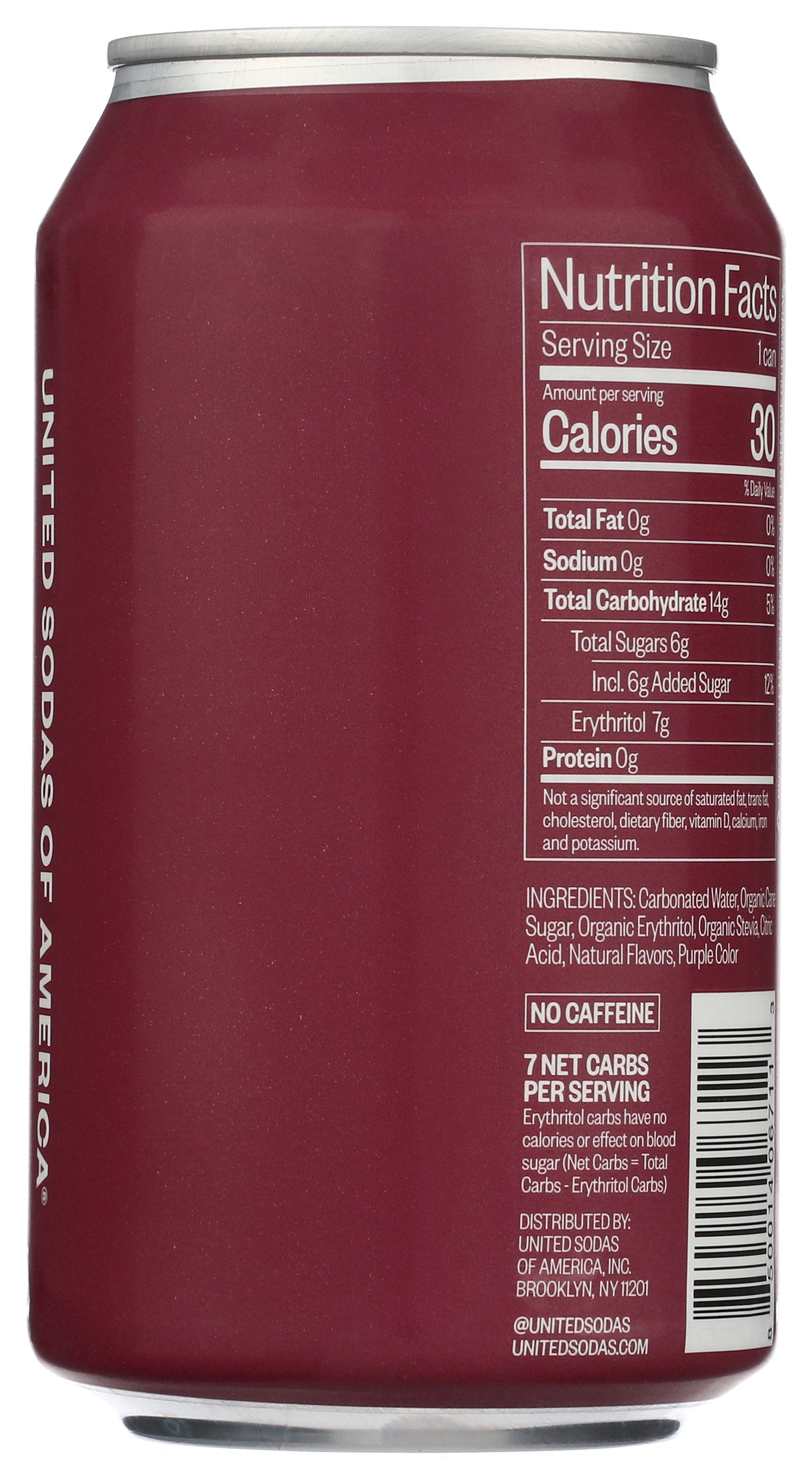 UNITED SODAS OF AMERICA SODA BLACKBERRY JAM - Case of 12