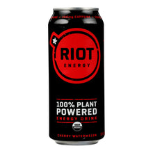 Load image into Gallery viewer, Riot Energy - Enrg Drink Cherry Wtrmln - Case Of 12-16 Oz