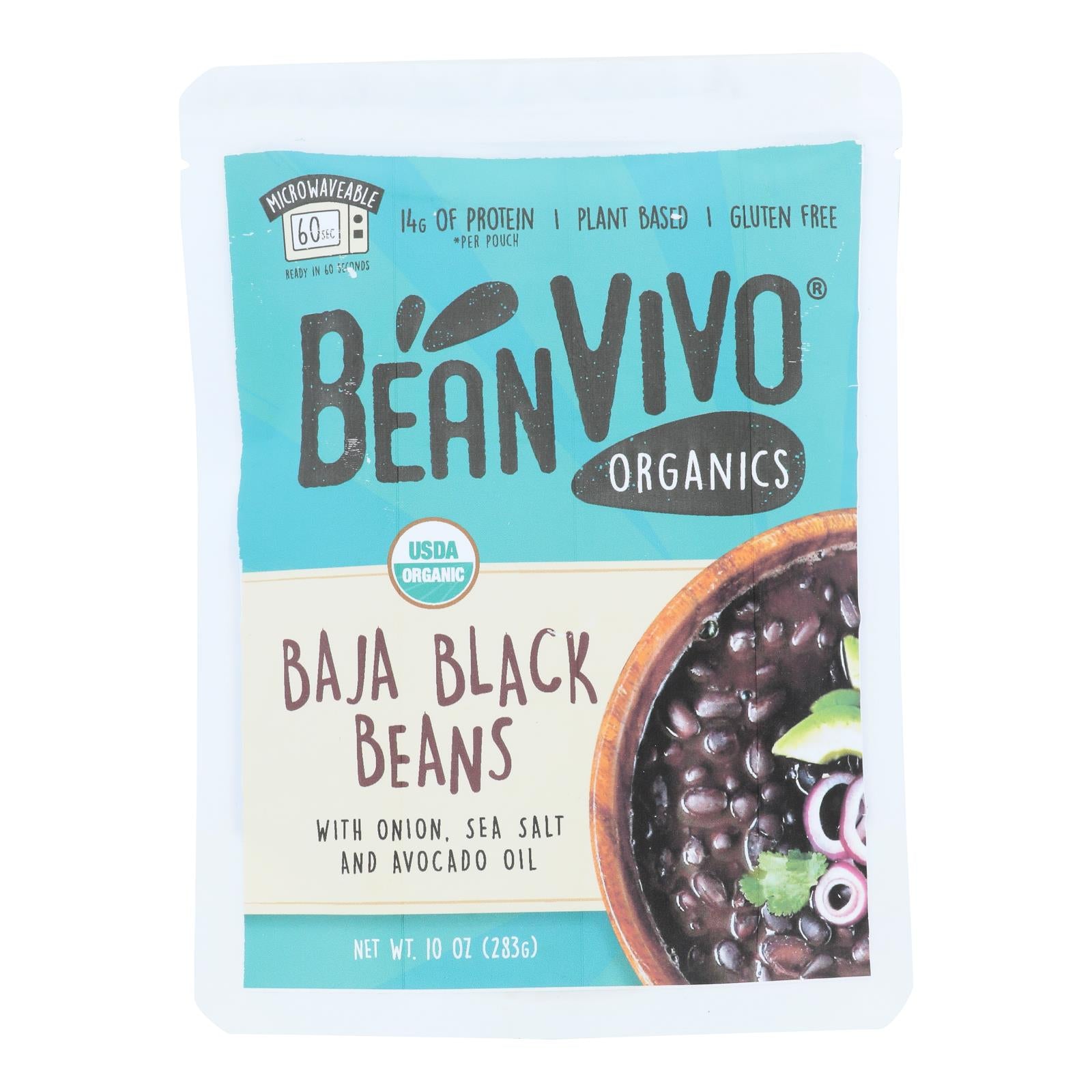 Bean Vivo - Black Bean Baja - Case Of 6-10 Oz