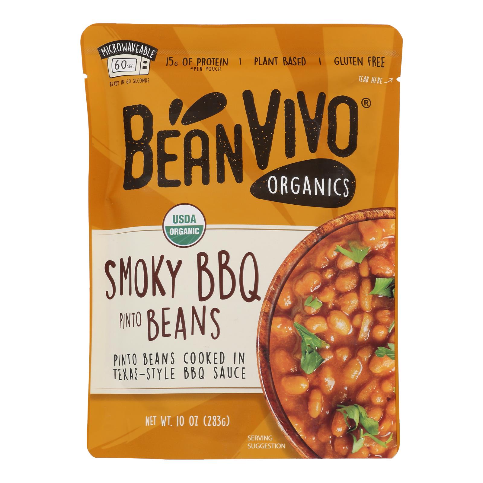 Bean Vivo - Pinto Beans Smky Bbq - Case of 6-10 OZ