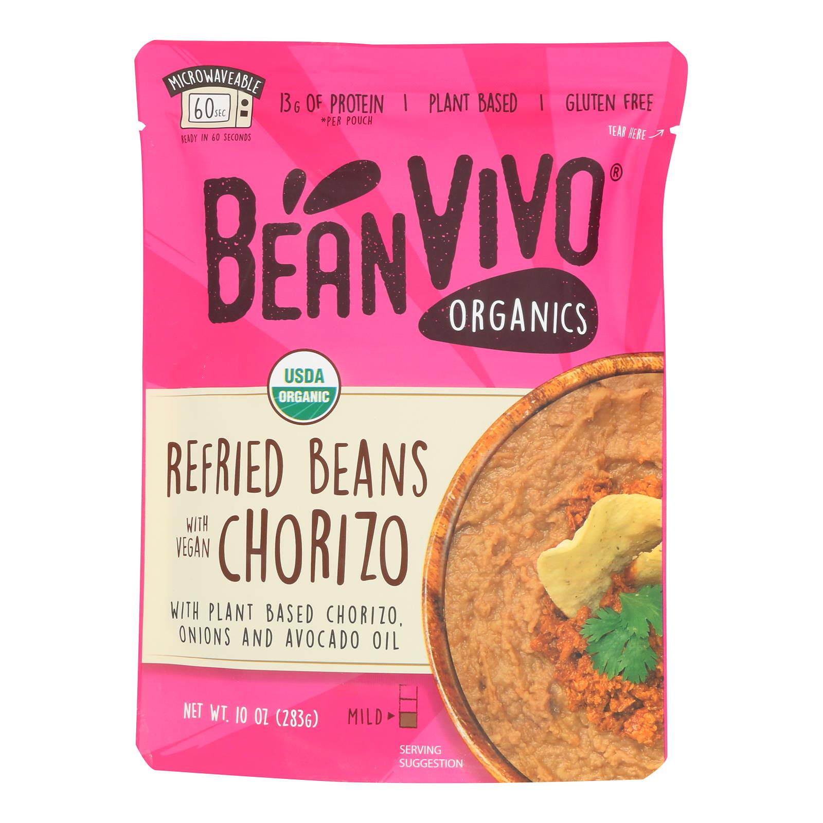 Bean Vivo - Refried Beans Chorizo - Case of 6-10 OZ