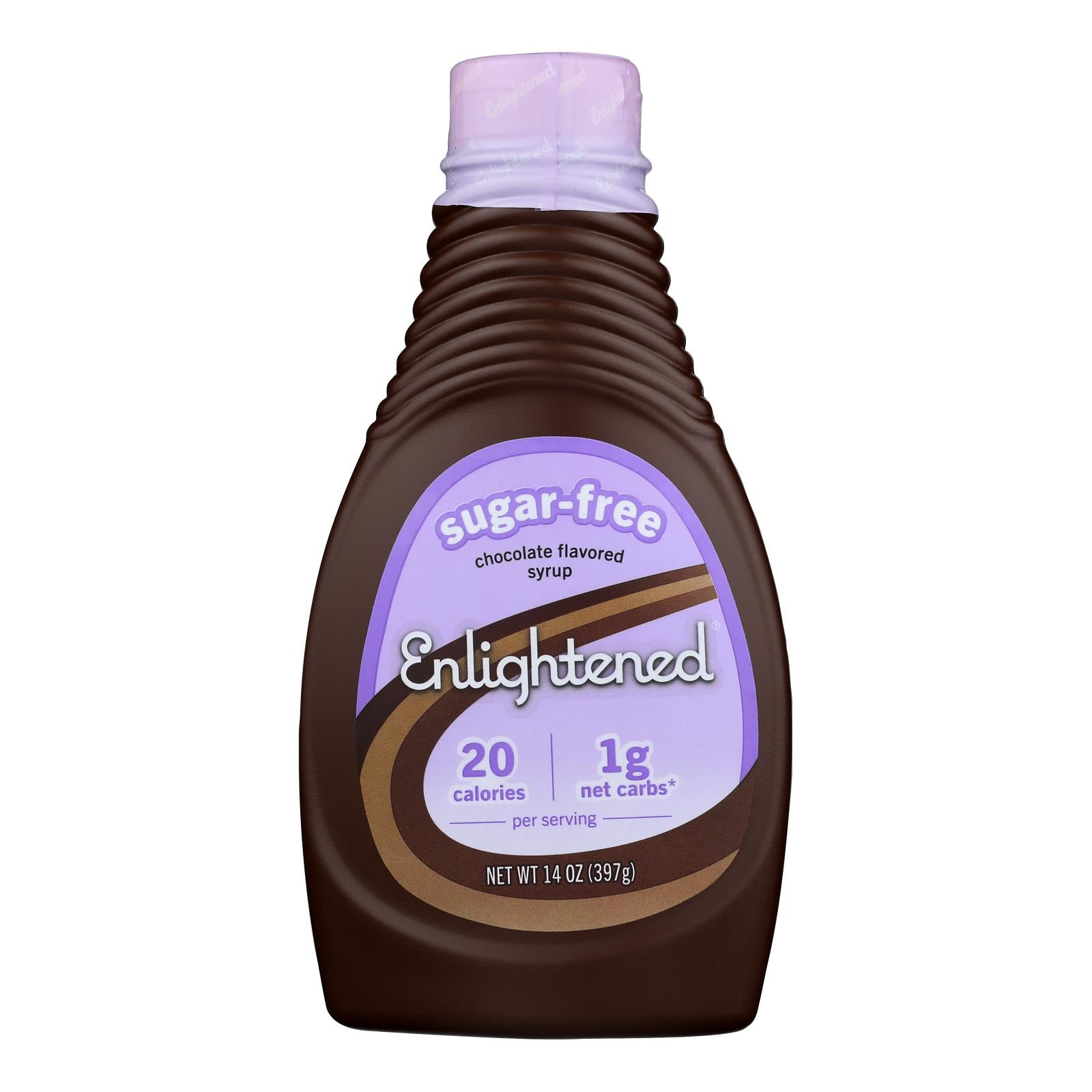 Enlightened - Syrup Chocolate Sugar Free - Case of 6-14 OZ