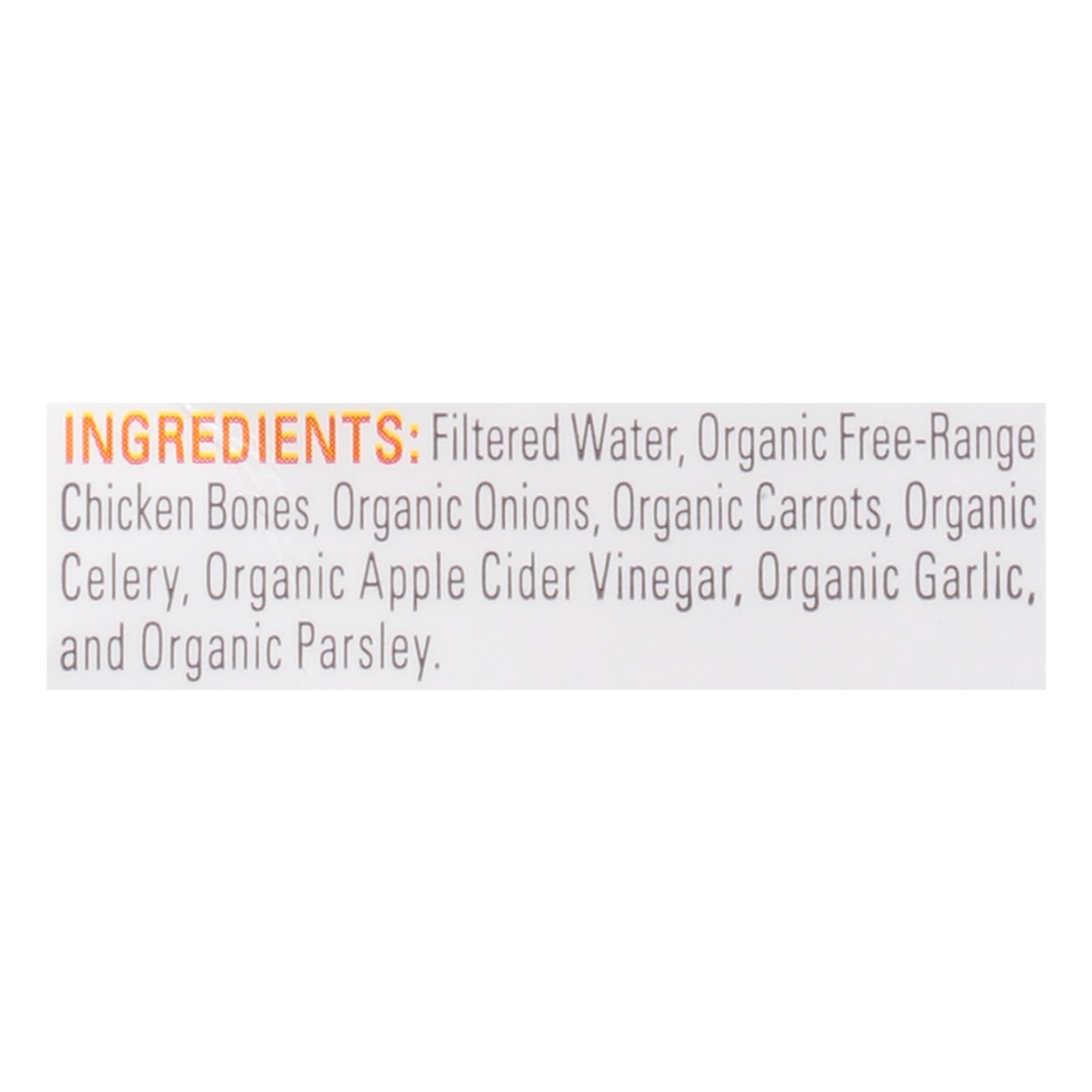 Bonafide Provisions - Broth Chicken No Salt - Case Of 6-32 Fz