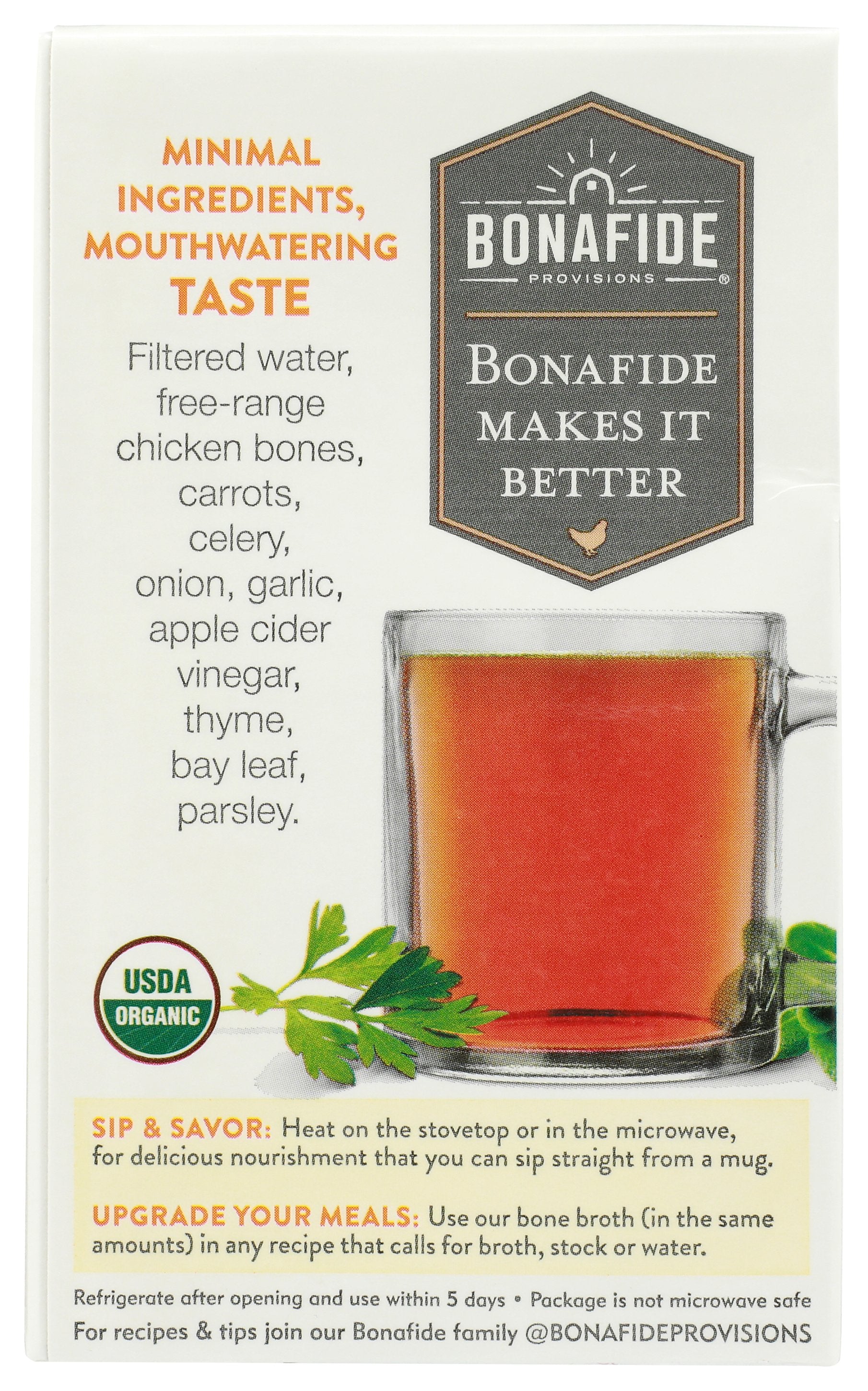 BONAFIDE BROTH BONE CHIX NSA DRY - Case of 6