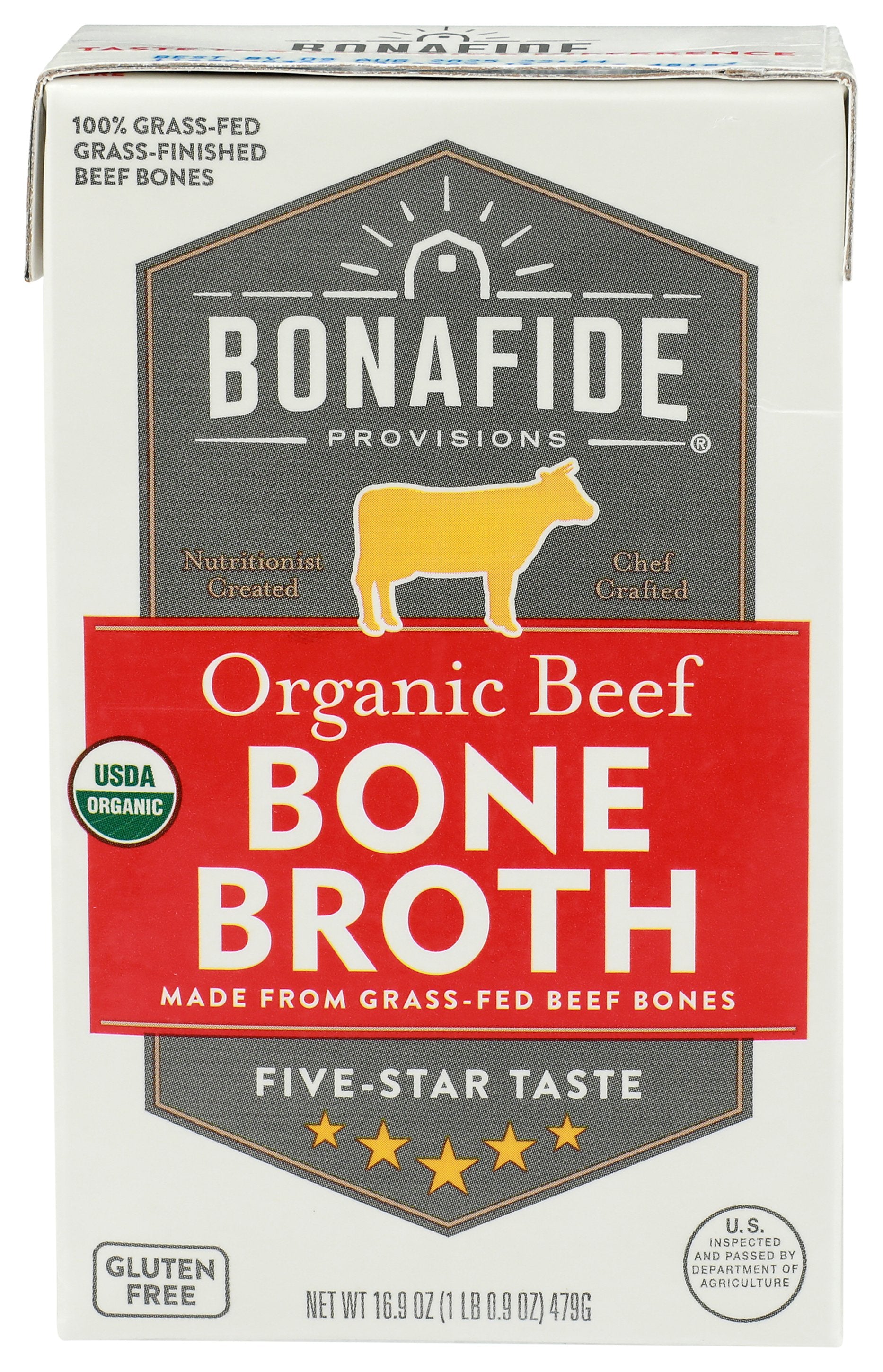 BONAFIDE BROTH BONE BEEF DRY - Case of 6