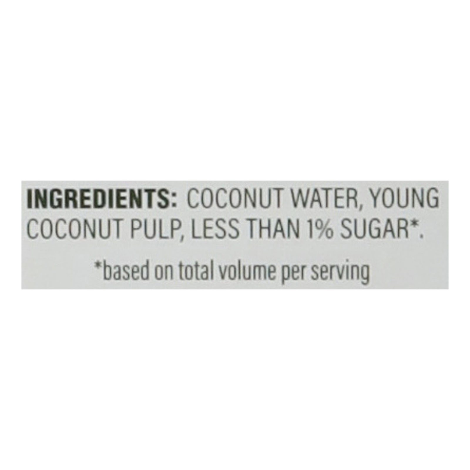 C2O Pure Coconut Water - Coconut Water With Pulp - Case of 3-8/10.5 Ounces