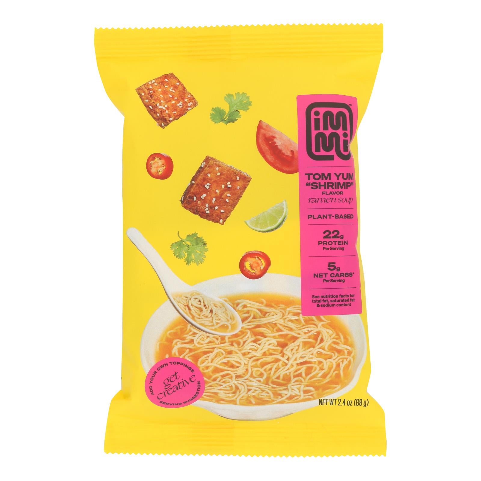 Immi - Ramen Tom Yum - Case Of 6-2.4 Oz