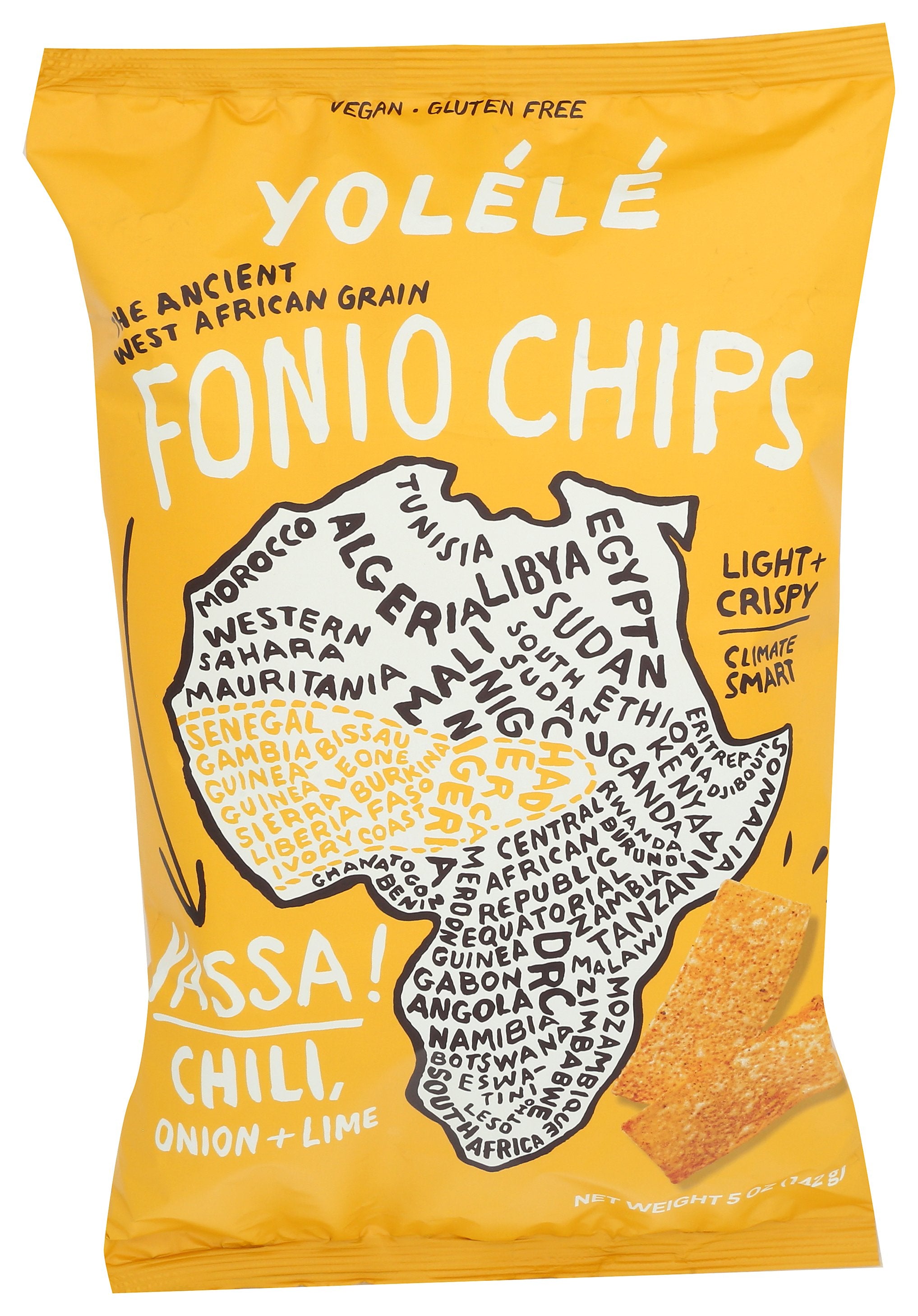 YOLELE CHIPS FONIO YASSA - Case of 9