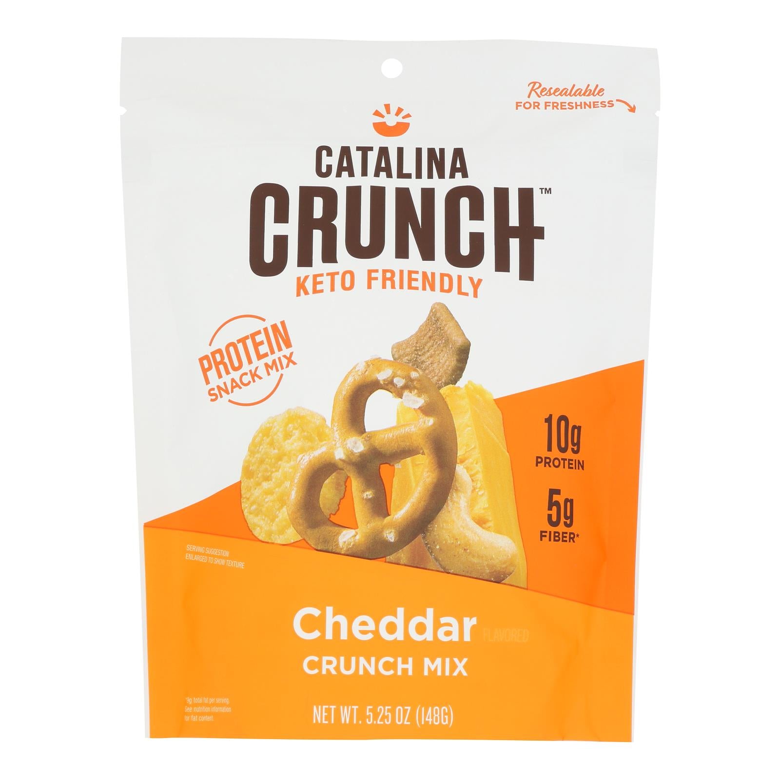 Catalina Crunch - Crunch Mix Cheddar - Case of 6 - 5.25 ounces