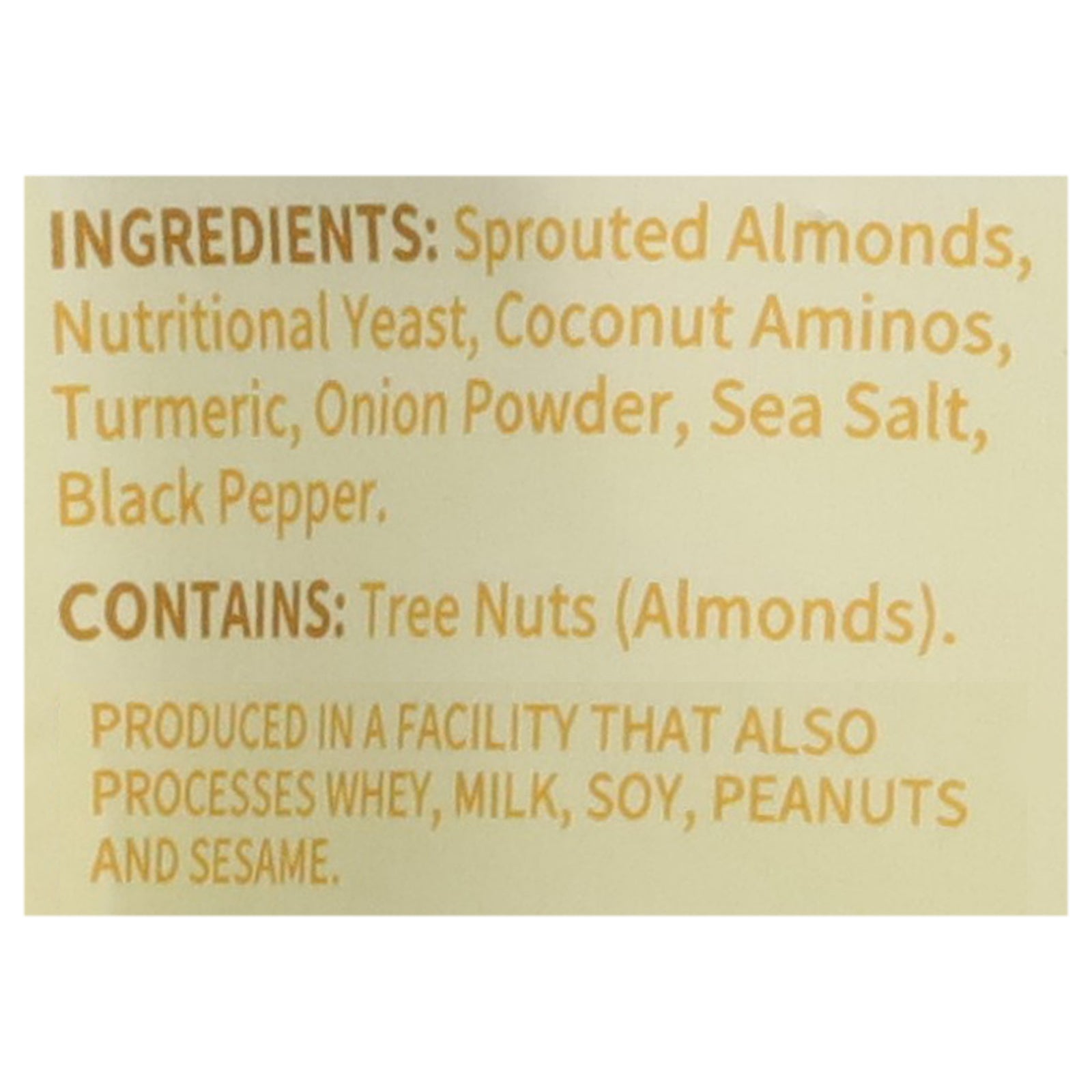 Daily Crunch - Spr Alm Turmeric Sea Salt - CS of 6-4 OZ
