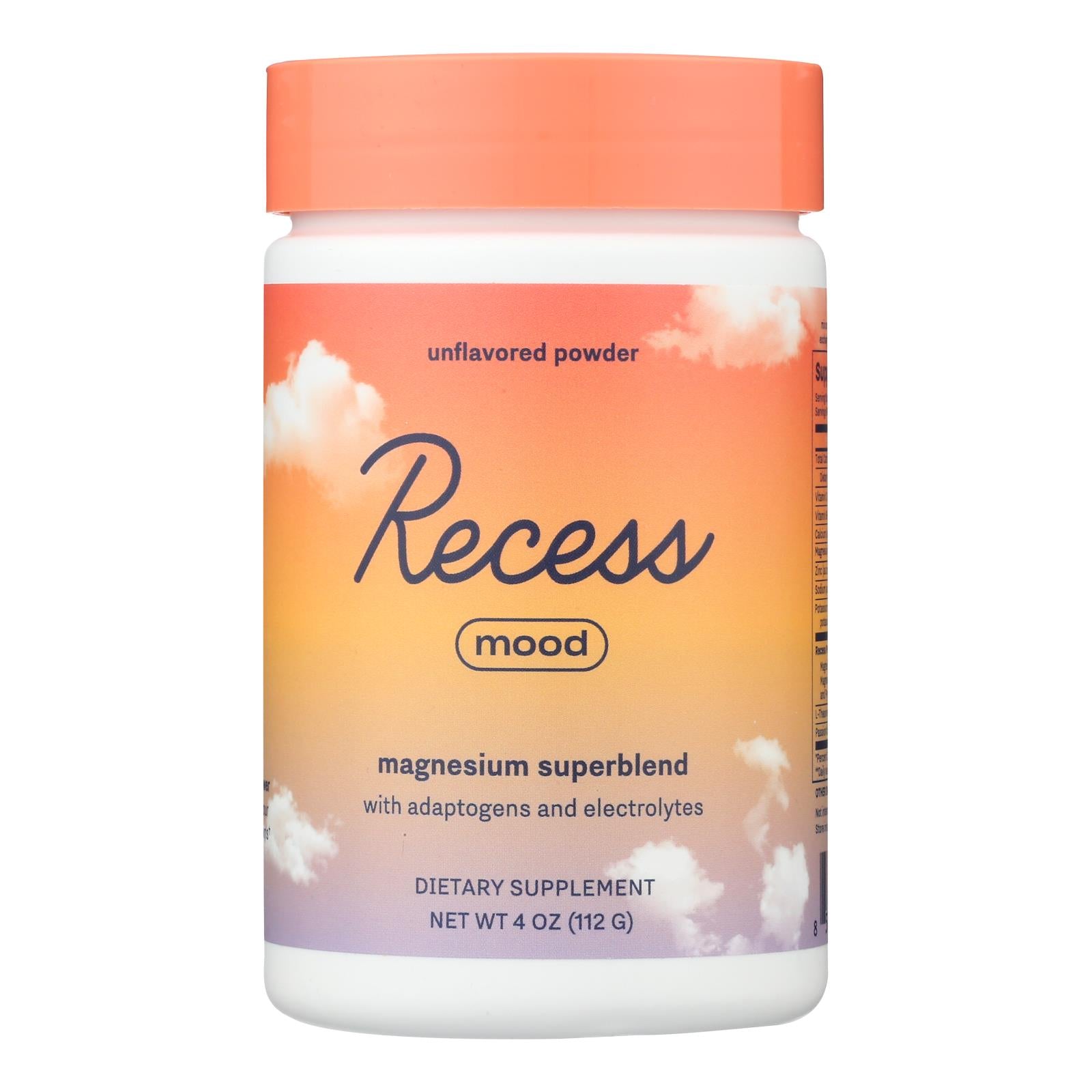 Recess - Mood Tub Unflavored - 1 Each -4 OZ