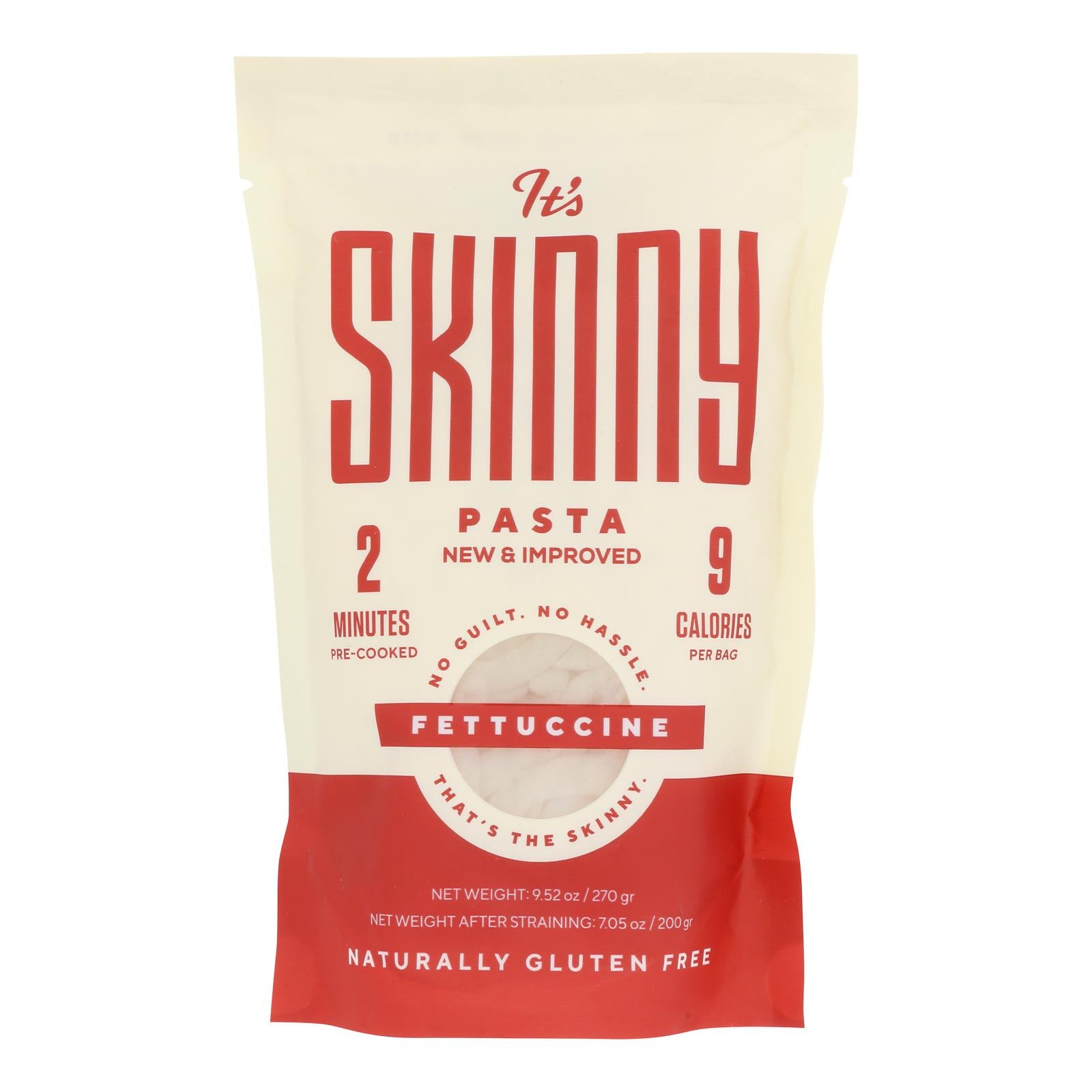 It's Skinny Pasta - Konjac Psta Fettucni Shpe - Case of 6-9.52 OZ