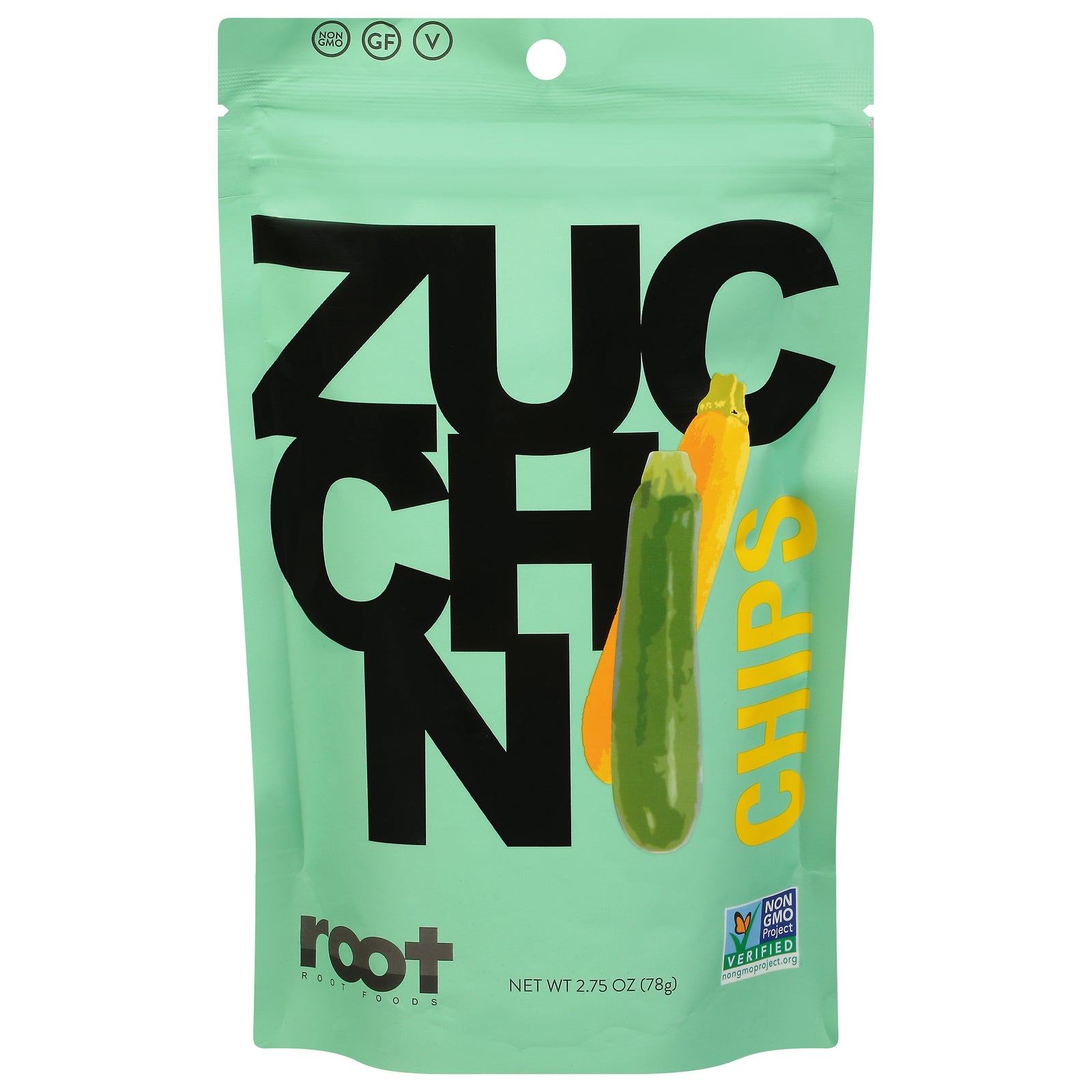 Root Foods - Root Chip Zucchini Sea Salt - Case of 8-6/2.5 OZ