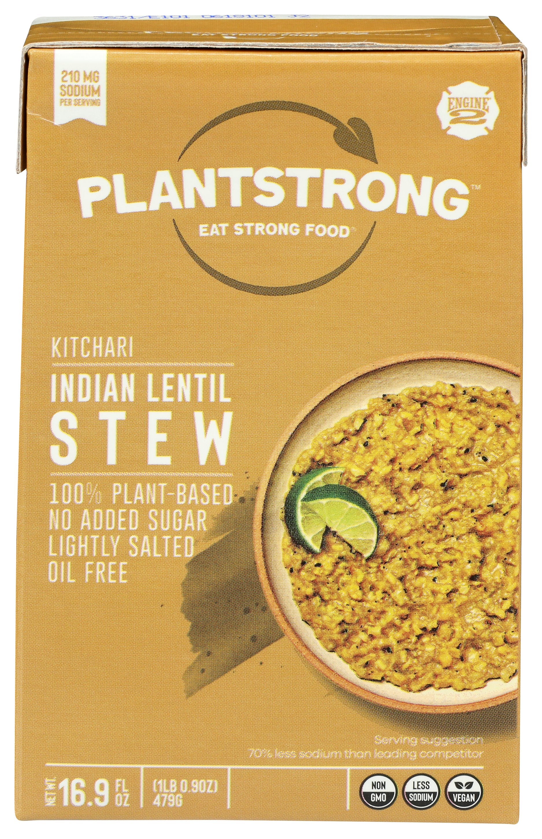 PLANTSTRONG STEW LENTIL INDIAN - Case of 6