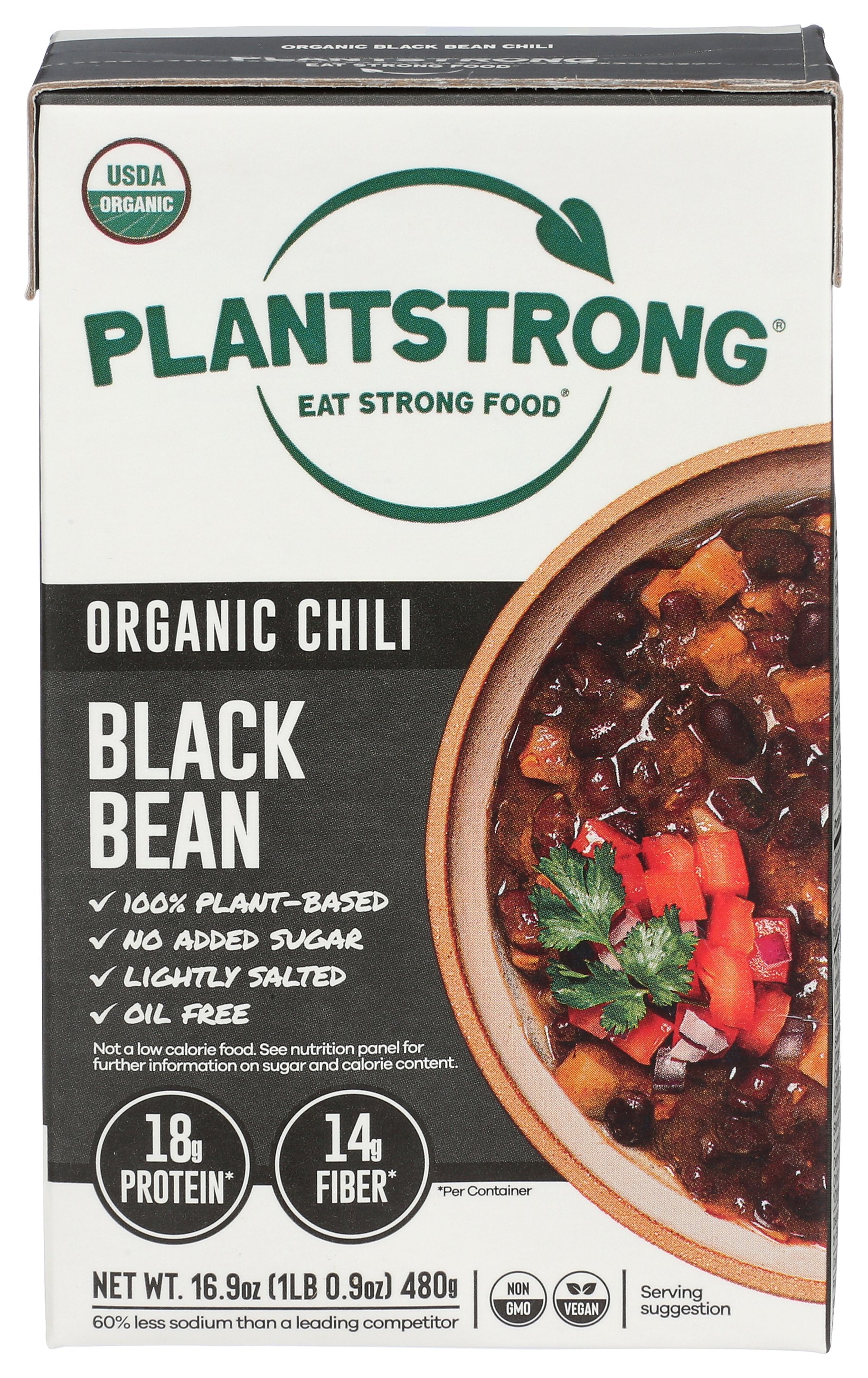 PLANTSTRONG CHILI BEAN BLACK - Case of 6