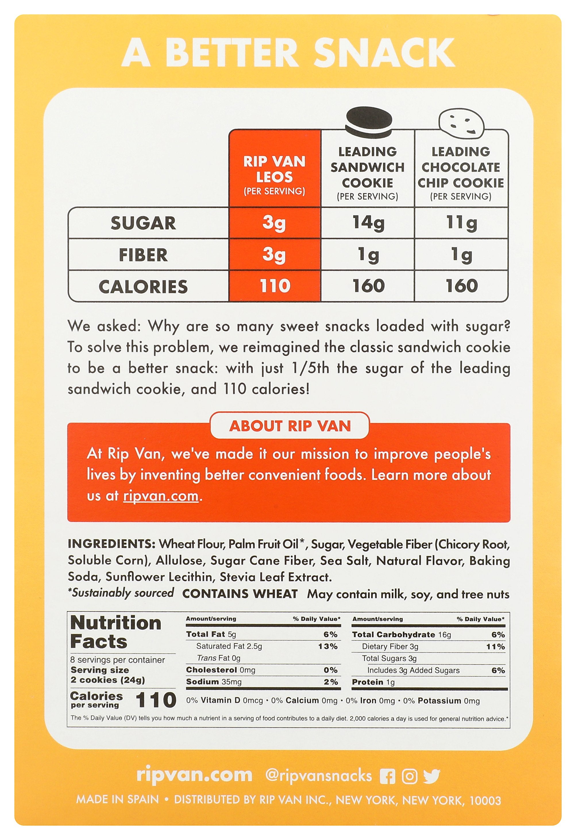 RIP VAN COOKIE SNDWCH VANILLA - Case of 6