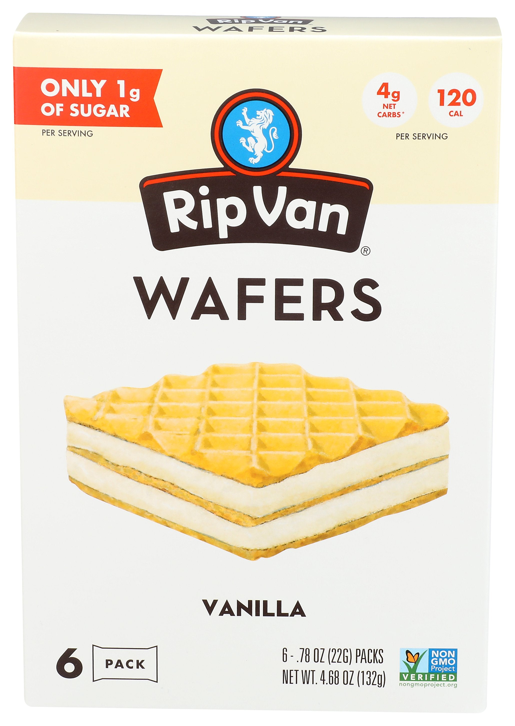 RIP VAN COOKIE WAFER VANILLA - Case of 6