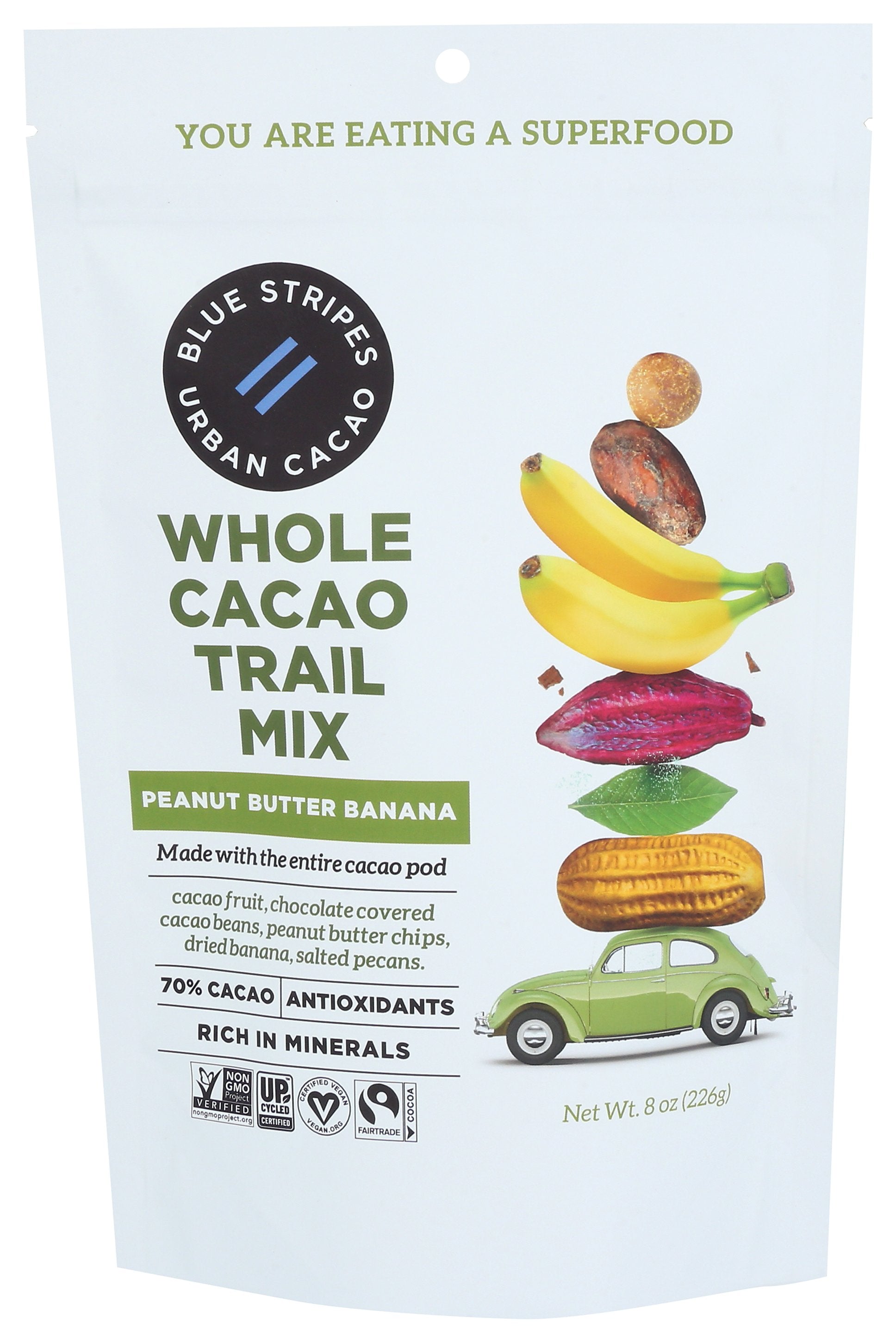 BLUE STRIPES TRAIL MIX PNT BT BANANA - Case of 6