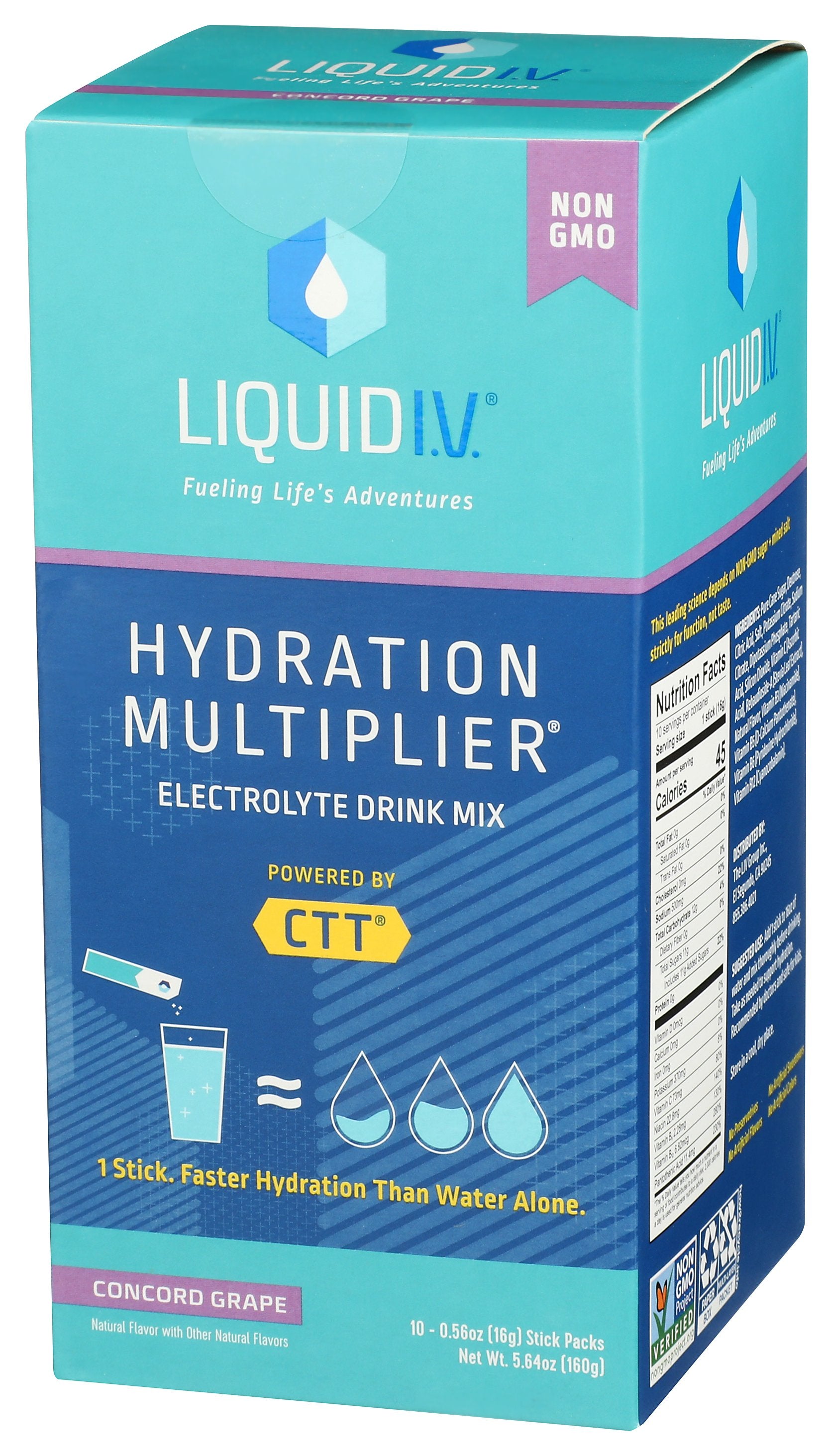 LIQUID IV HYDRATION GRAPE 10CT BX