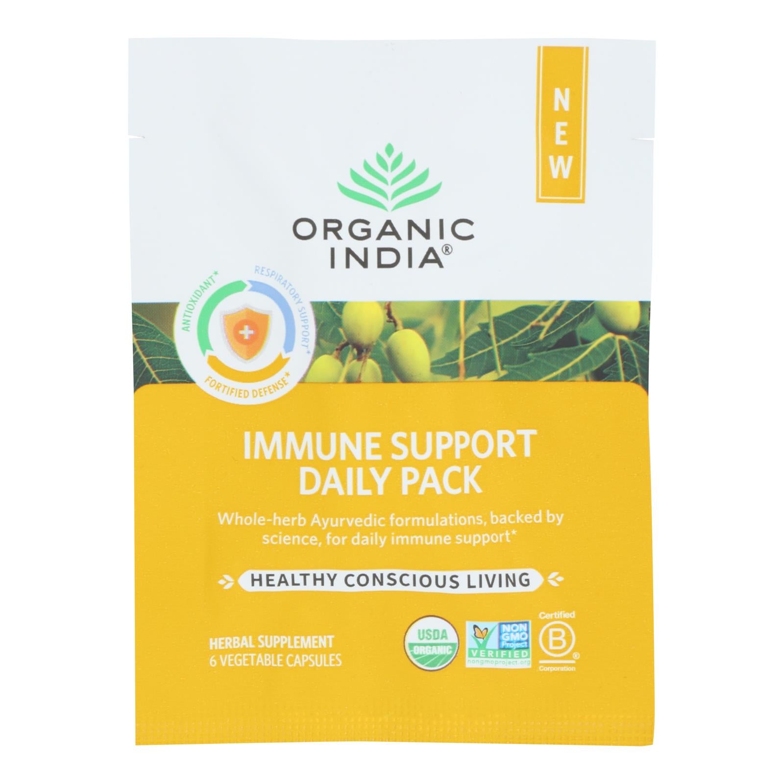 Organic India - Immune Suport Daily - 1 Each-30 CT