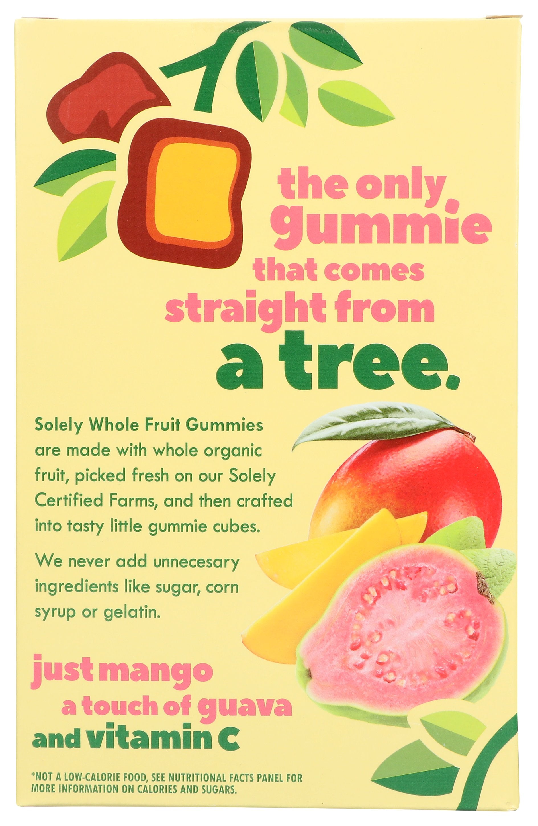 SOLELY FRUIT GUMMIES MANGO GUAVA - Case of 8