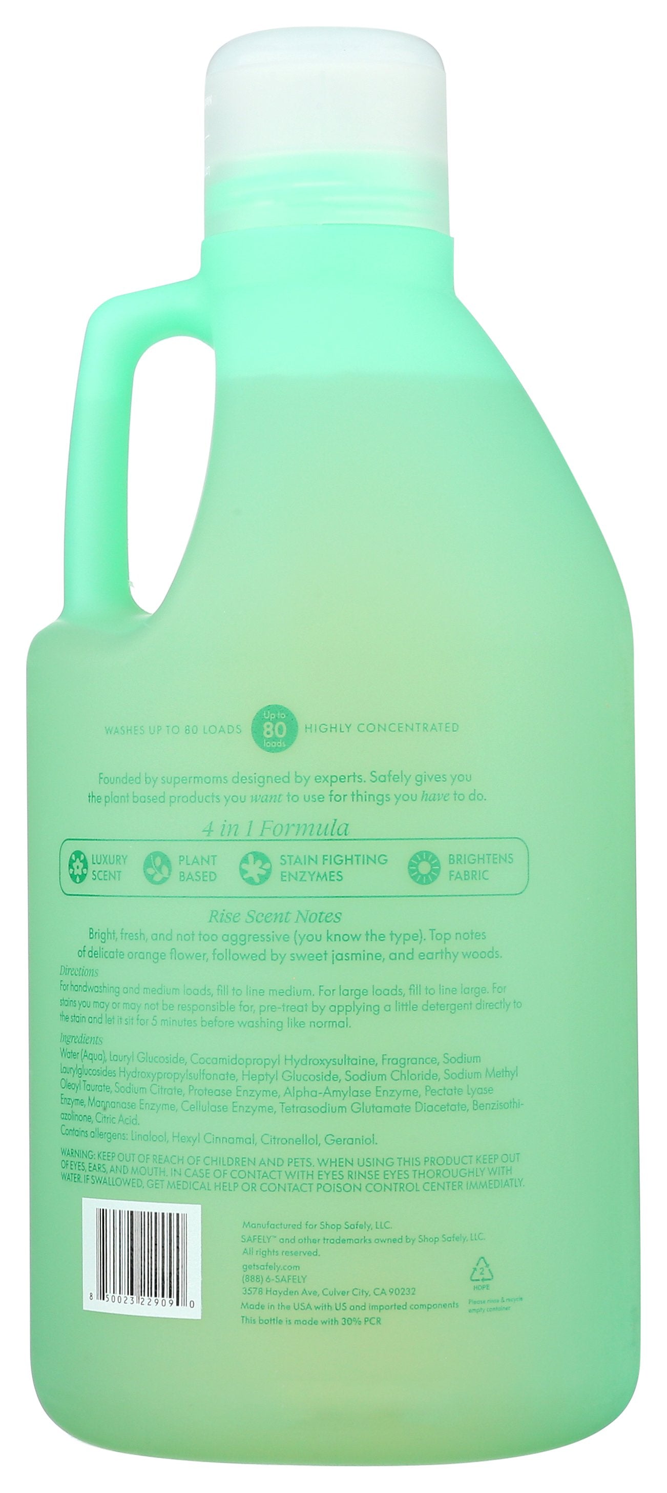 SAFELY DETERGENT LNDRY RISE - Case of 4