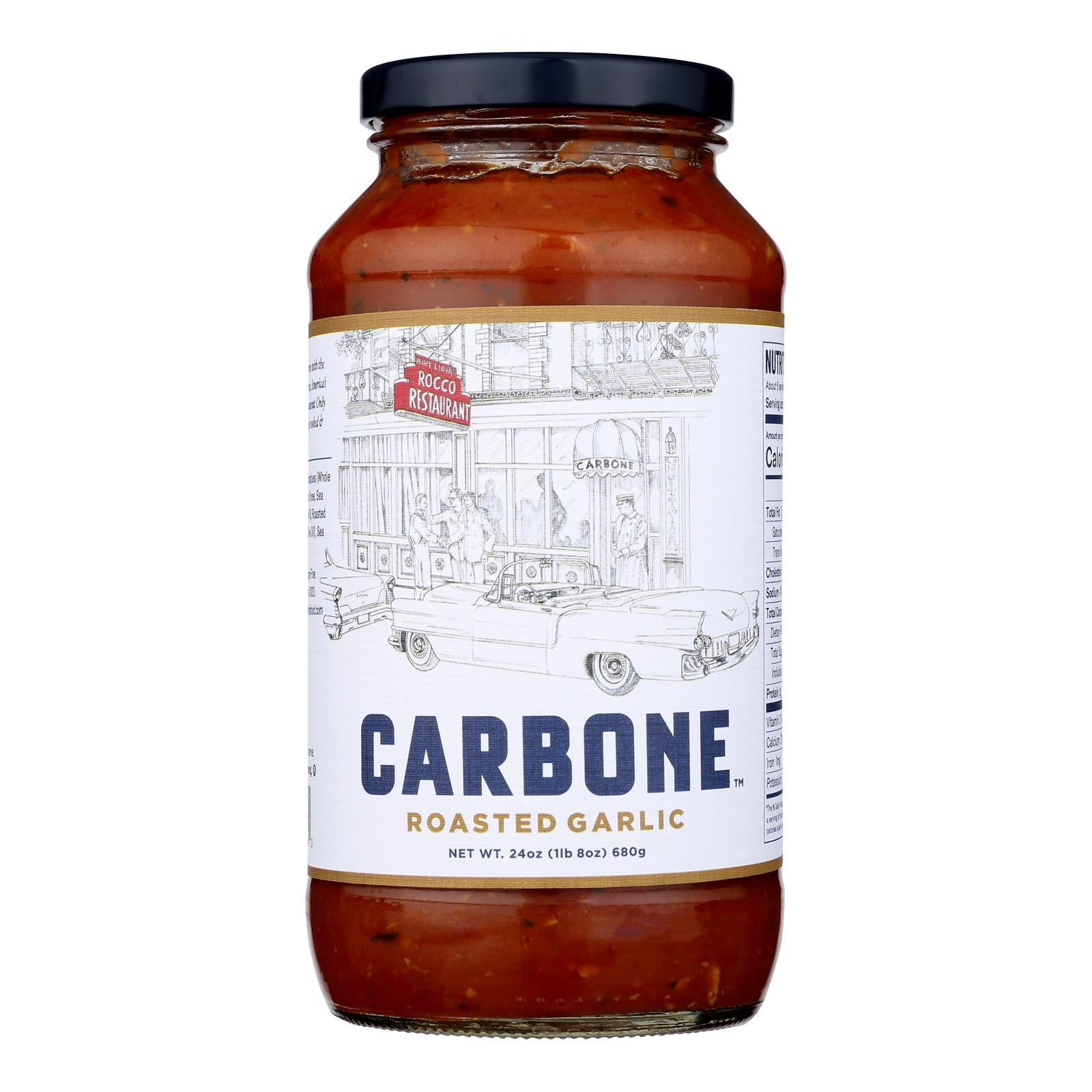 Carbone - Sauce Roasted Garlic - Case Of 6-24 Oz