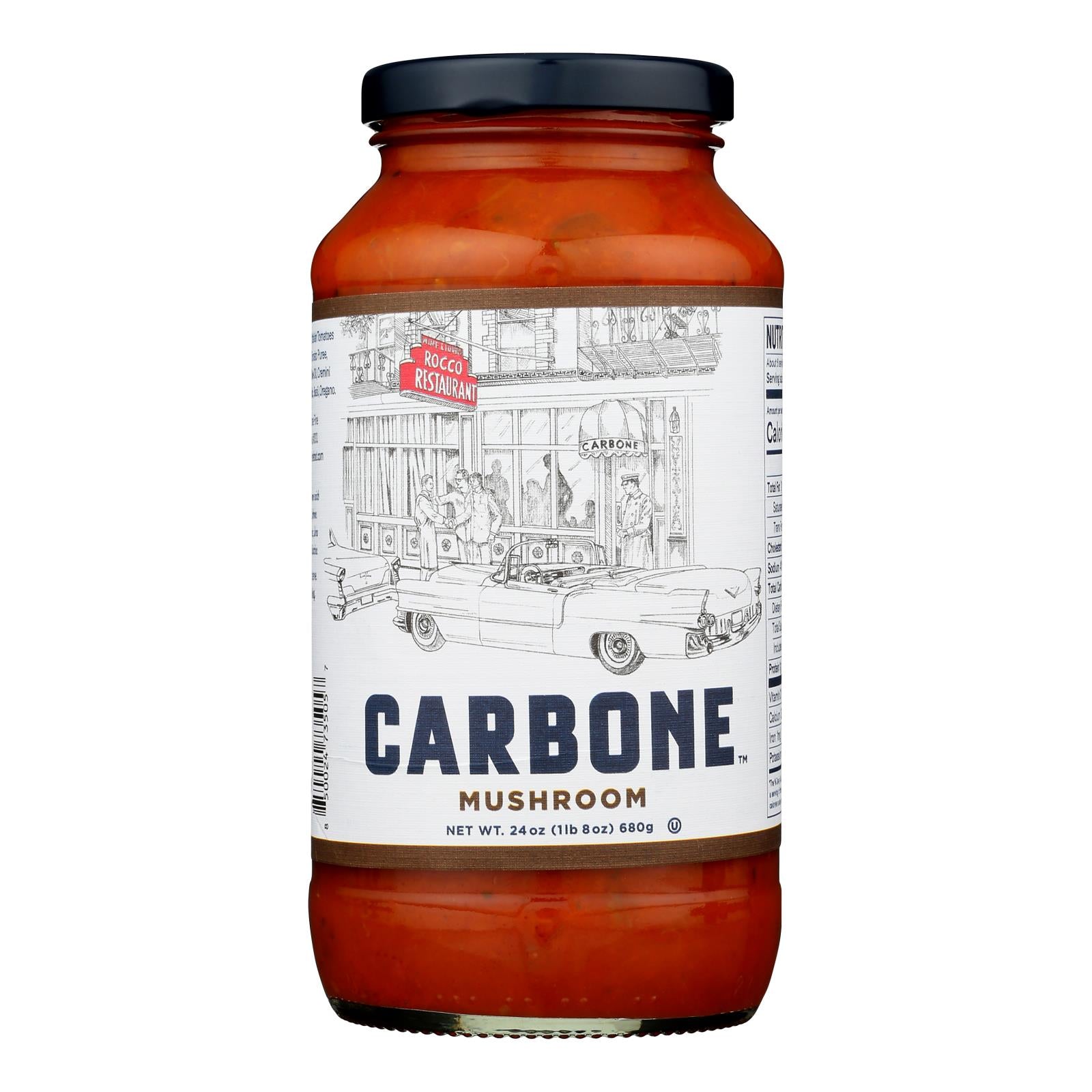 Carbone - Sauce Mushroom Marinara - Case Of 6-24 Oz