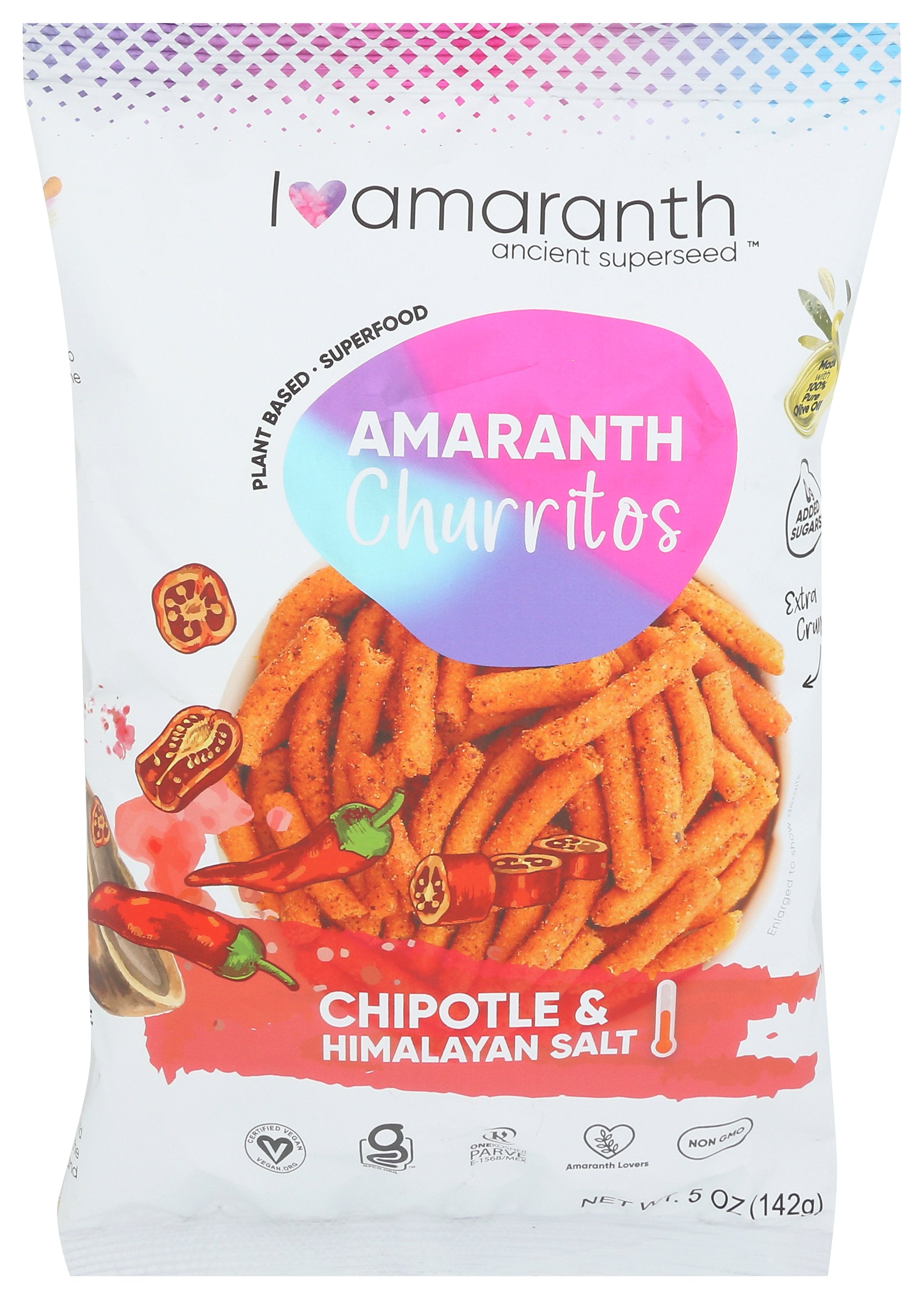I AMARANTH CHURRITOS CHIPTL HM SALT - Case of 10